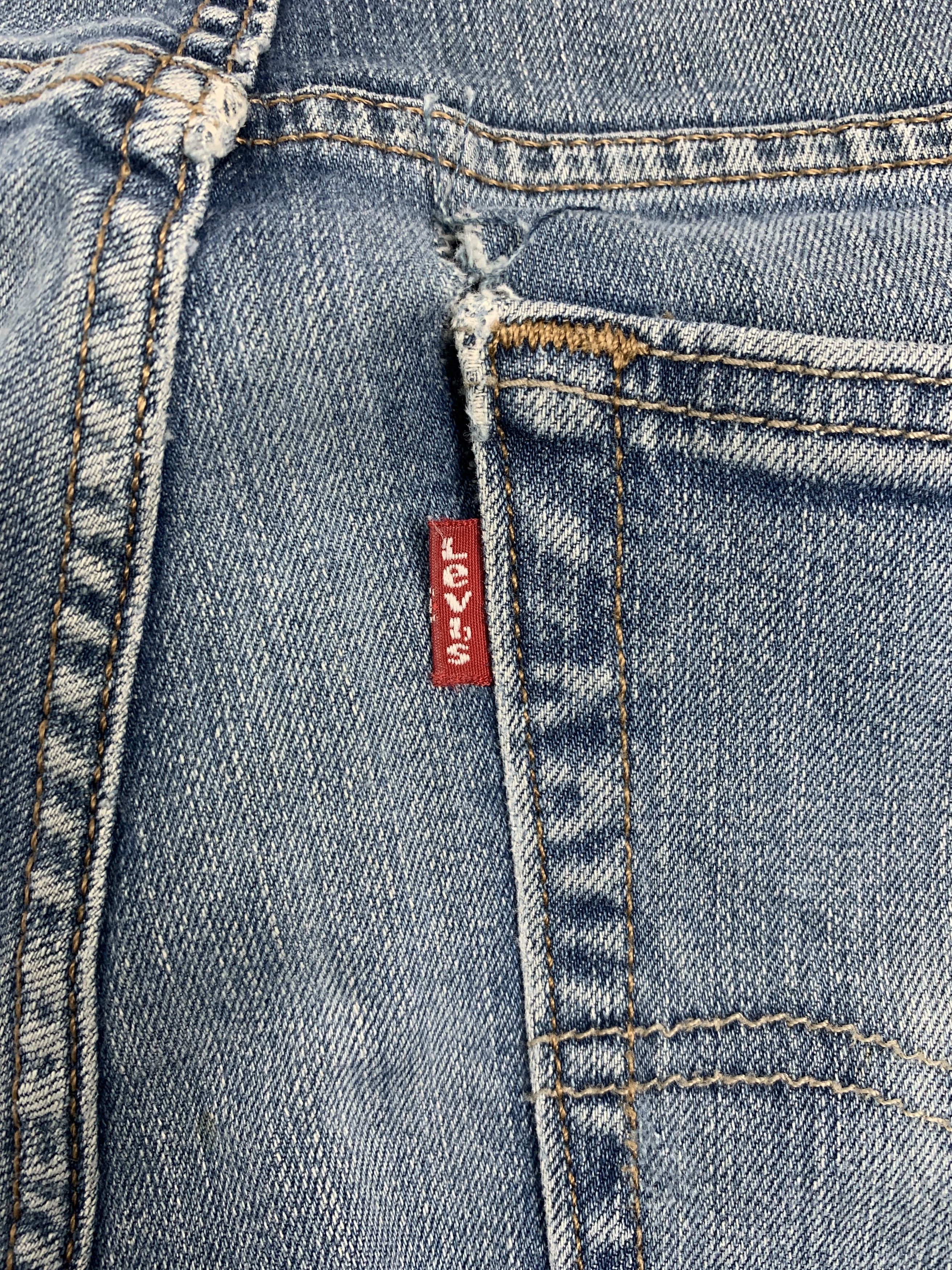 Levi's × Vintage Vintage Levis 559 Straight Cut Mid Blue Jeans Size US 36 / EU 52 - 8 Thumbnail