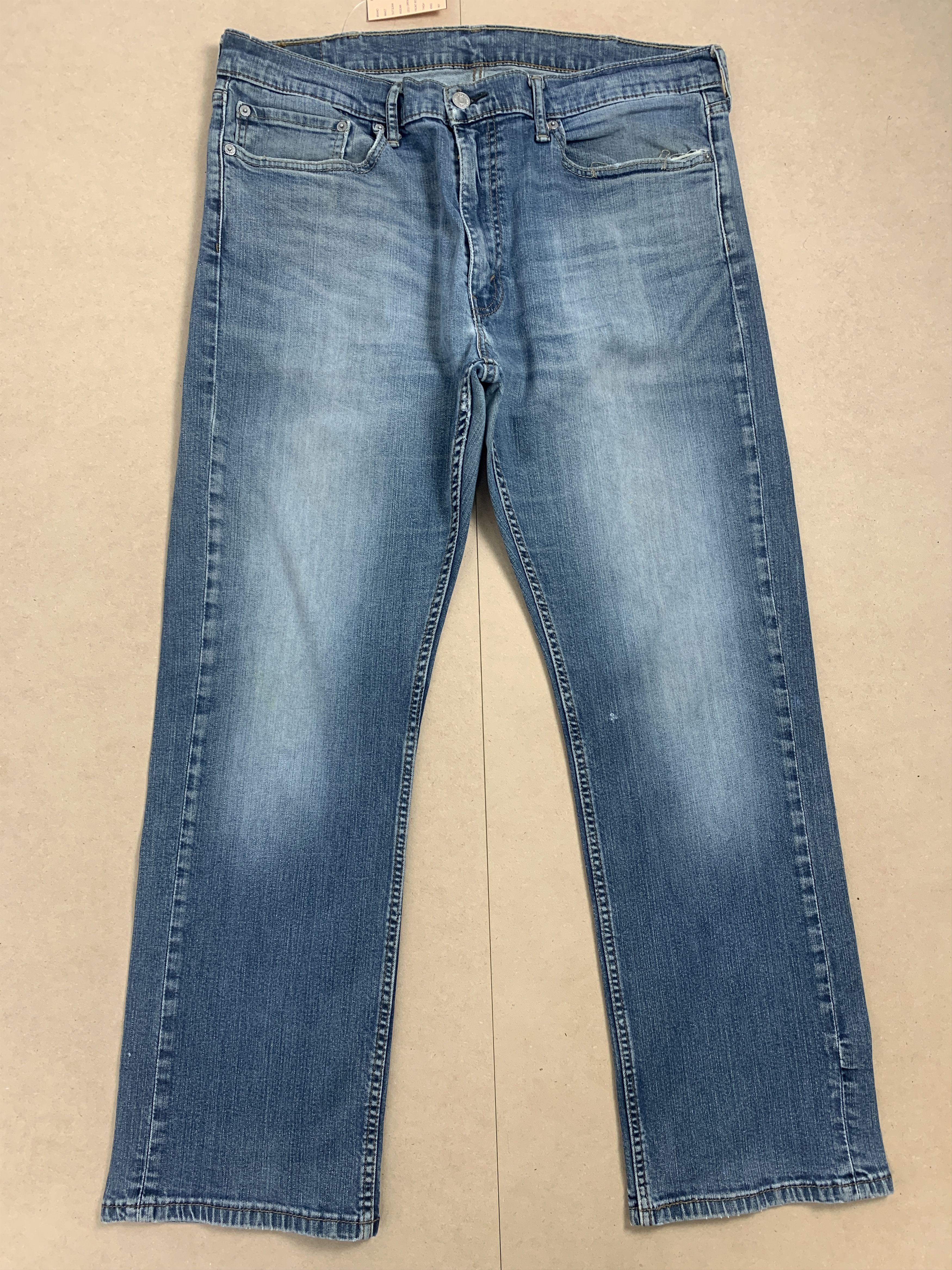 Levi's × Vintage Vintage Levis 559 Straight Cut Mid Blue Jeans Size US 36 / EU 52 - 1 Thumbnail