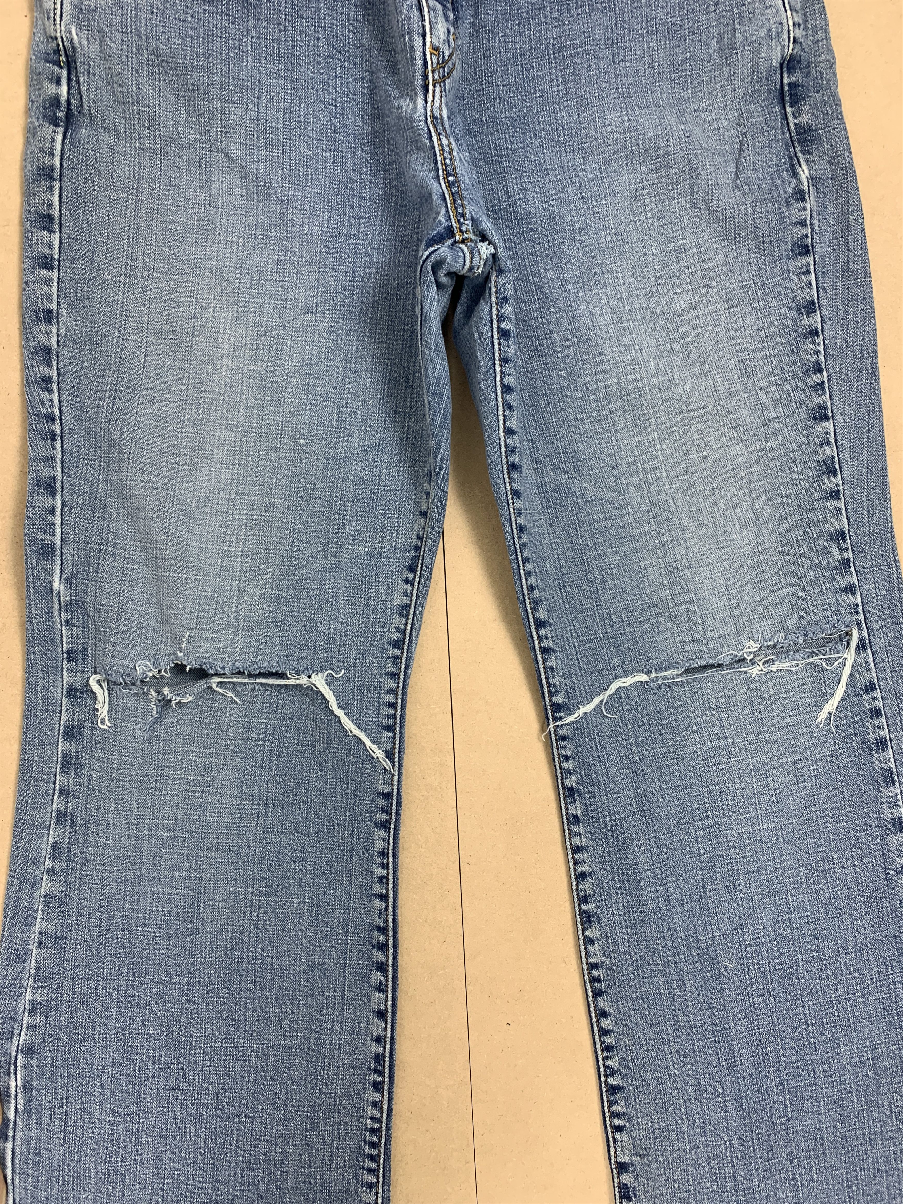 Levi's Vintage Levi's 515 Boot Cut Faded Distressed Jeans Size 34" / US 12 / IT 48 - 3 Thumbnail