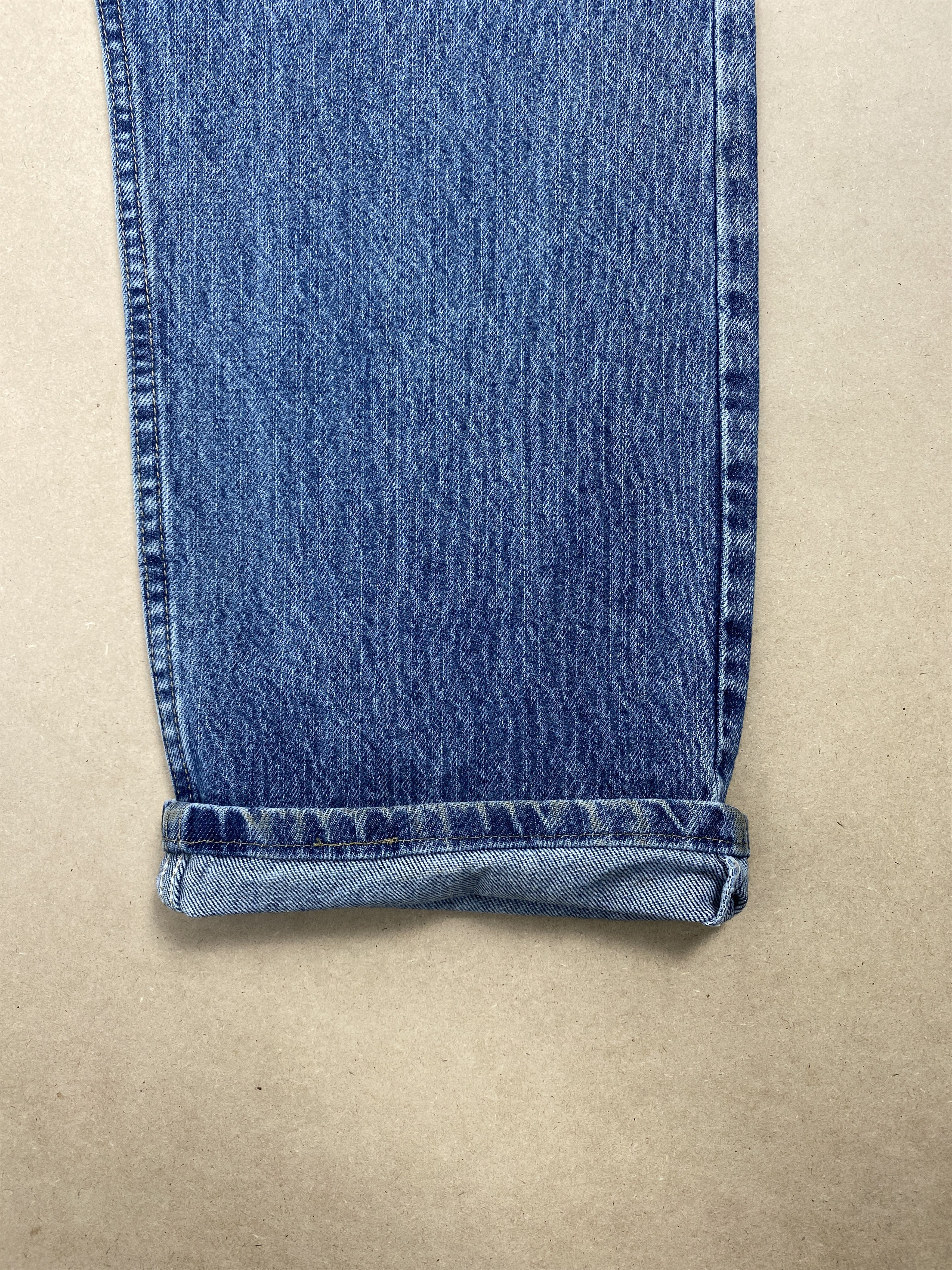 Vintage Vintage 90s WRANGLER Faded Straight Cut Mid Wash Jeans P0461 Size US 40 / EU 56 - 4 Thumbnail