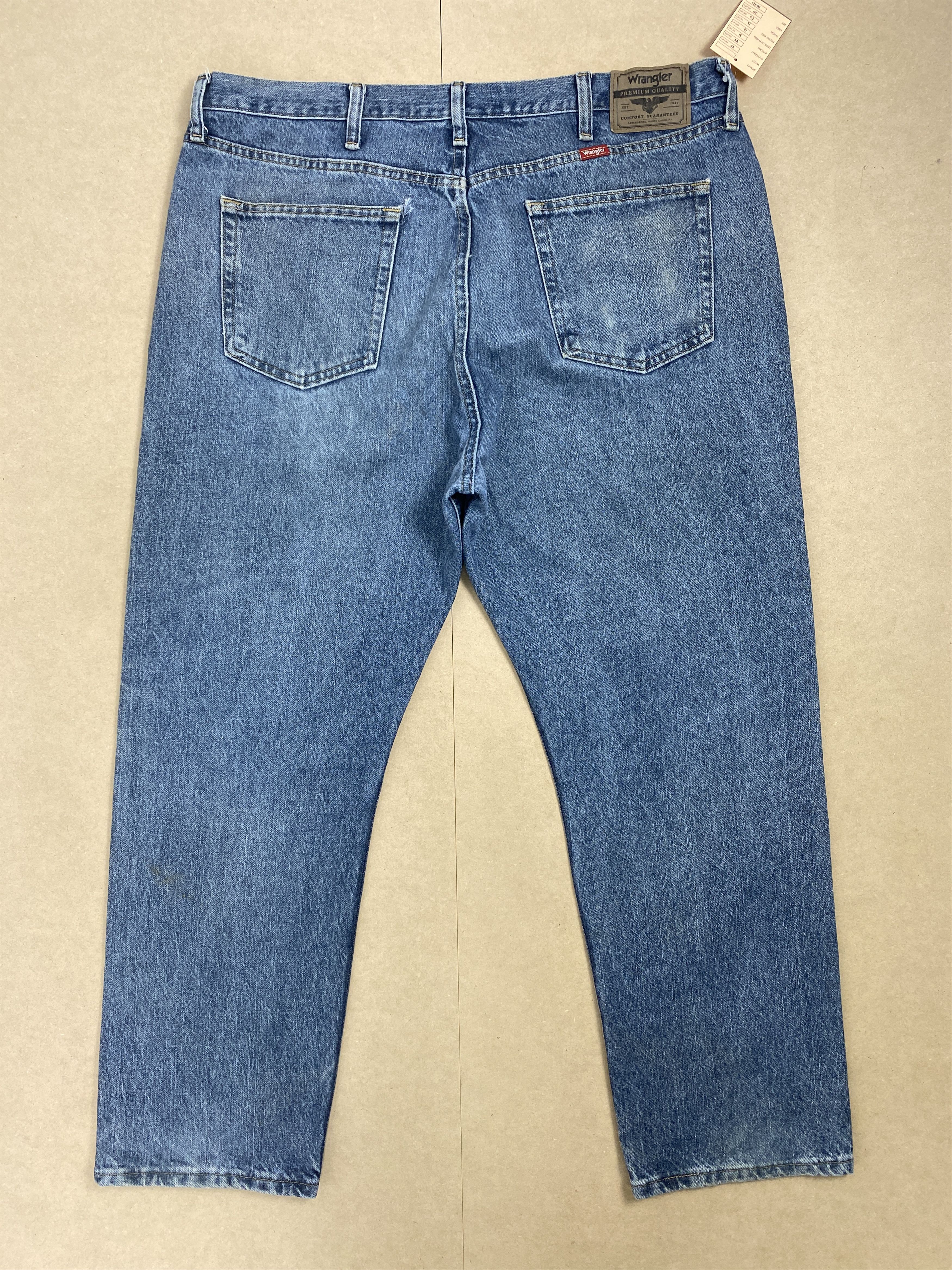 Vintage Vintage 90s WRANGLER Faded Straight Cut Mid Wash Jeans P0461 Size US 40 / EU 56 - 5 Thumbnail