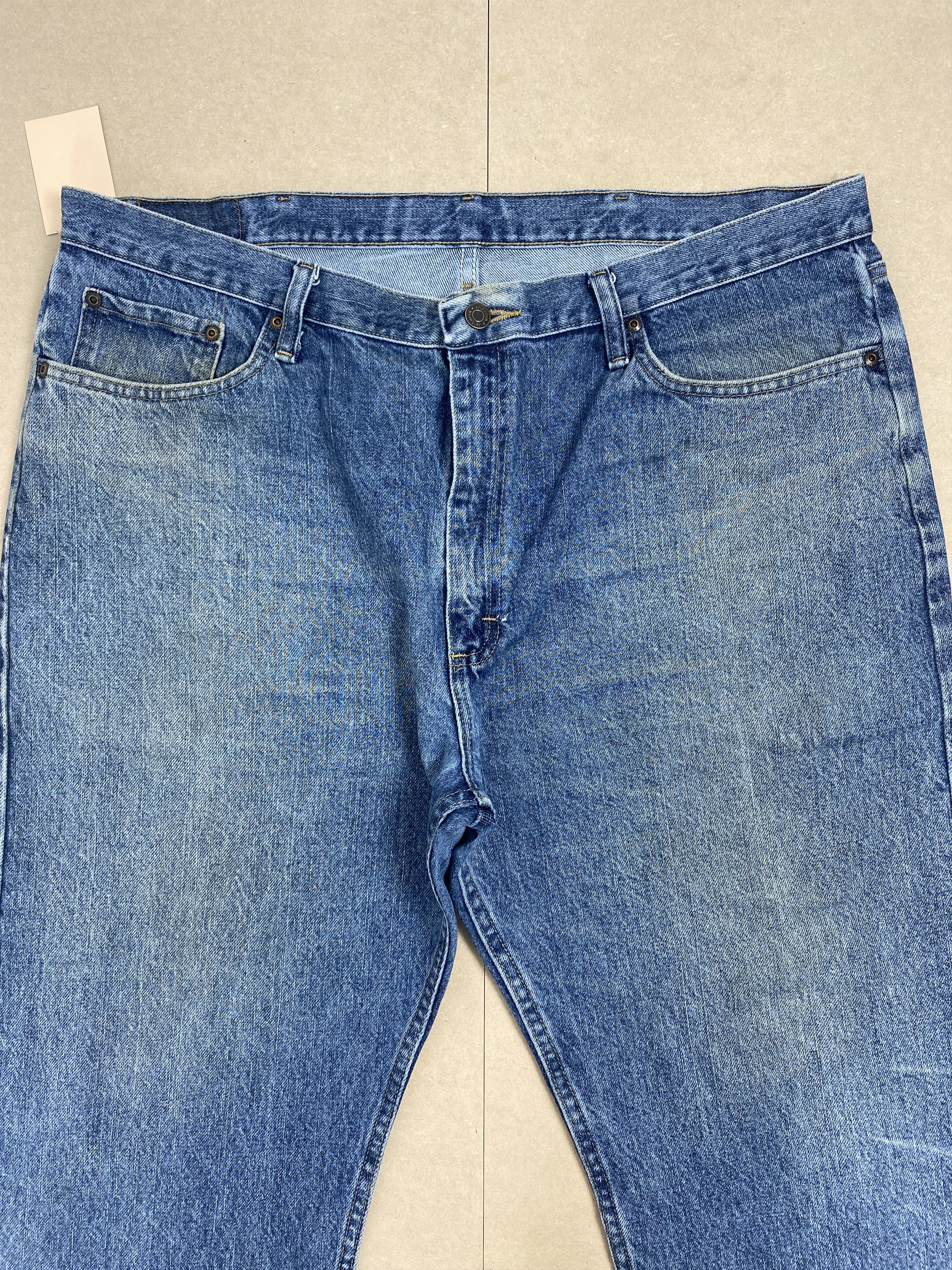 Vintage Vintage 90s WRANGLER Faded Straight Cut Mid Wash Jeans P0461 Size US 40 / EU 56 - 2 Thumbnail