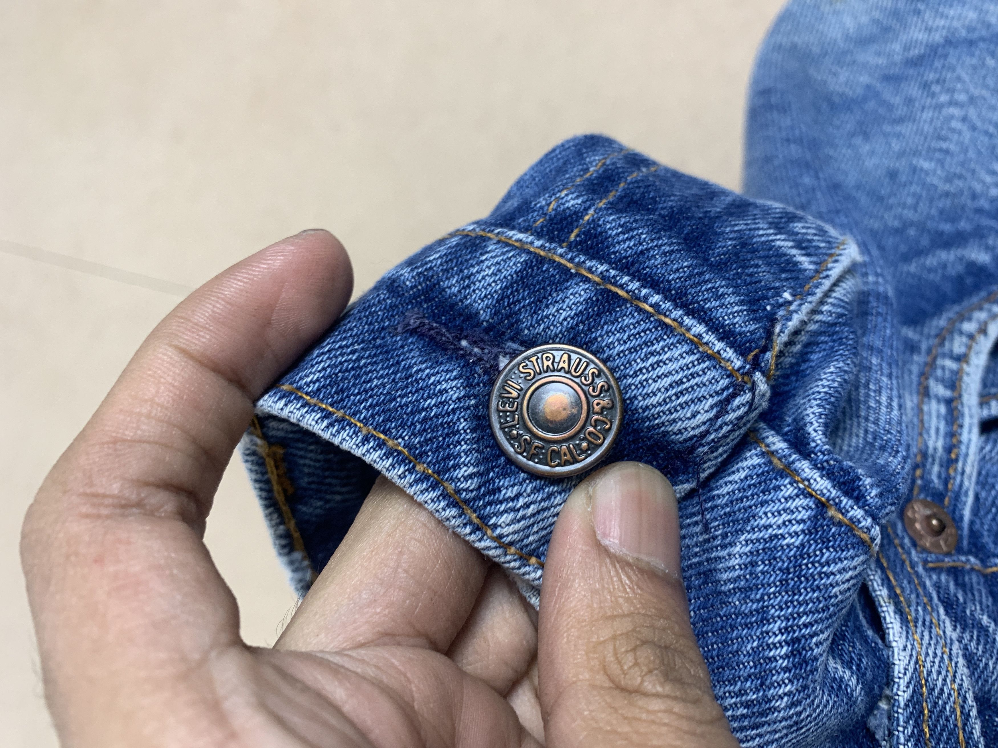 Levi's Vintage 90s 468 Levi's Orange Tag Distressed Jeans P0221 Size US 32 / EU 48 - 15 Thumbnail