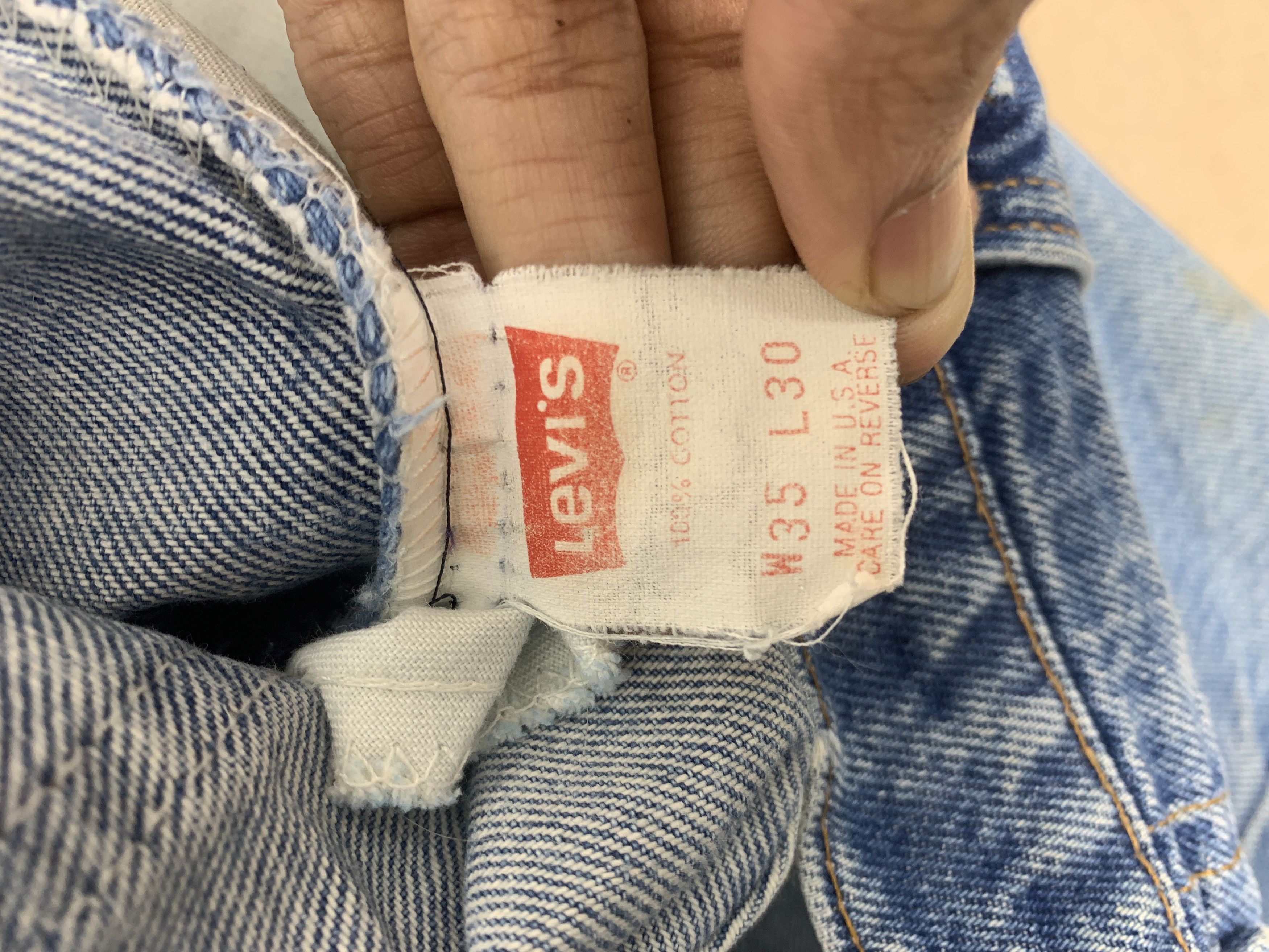 Levi's Vintage 90s 468 Levi's Orange Tag Distressed Jeans P0221 Size US 32 / EU 48 - 12 Thumbnail