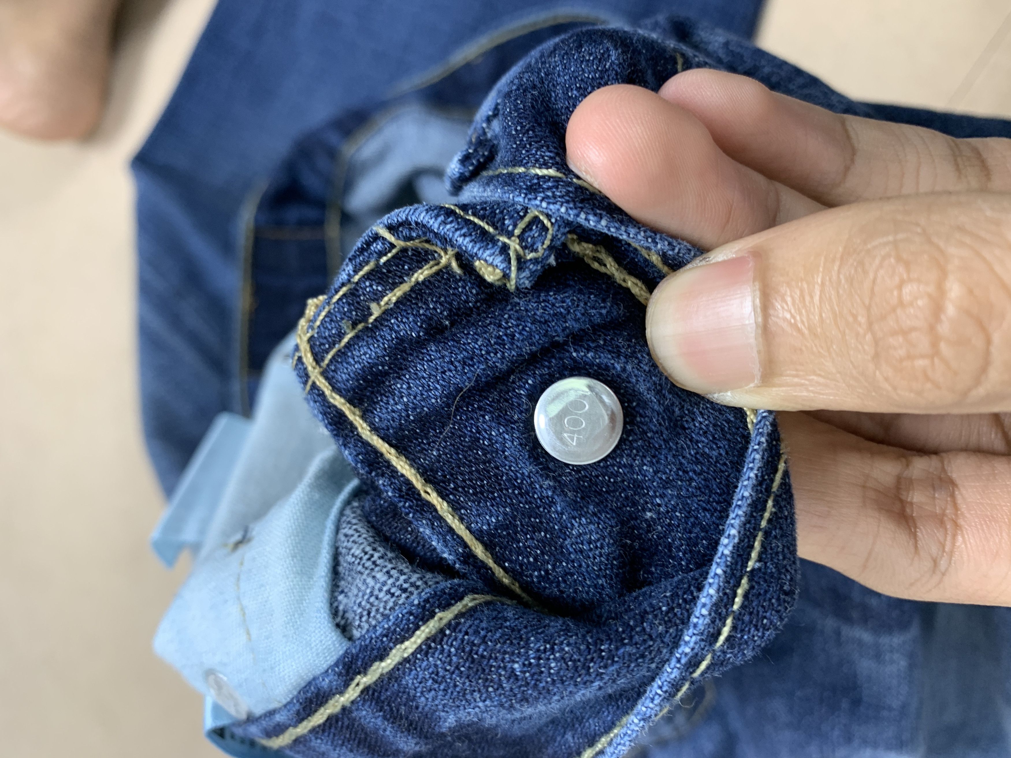 Levi's × Vintage Vintage Levi's 513 Slim Straight Cut Faded Distressed Jeans Size US 35 - 19 Thumbnail