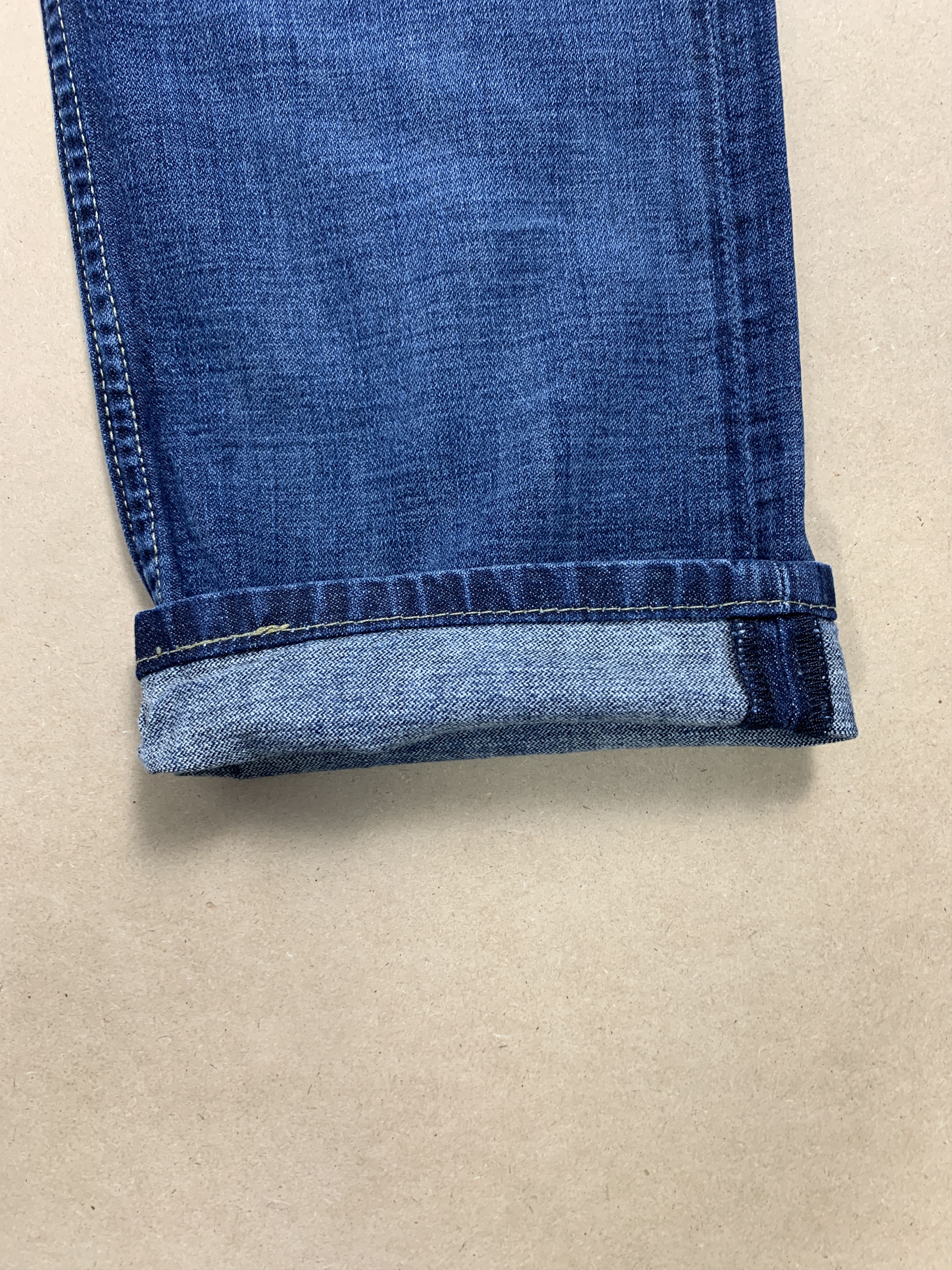 Levi's × Vintage Vintage Levi's 513 Slim Straight Cut Faded Distressed Jeans Size US 35 - 6 Thumbnail