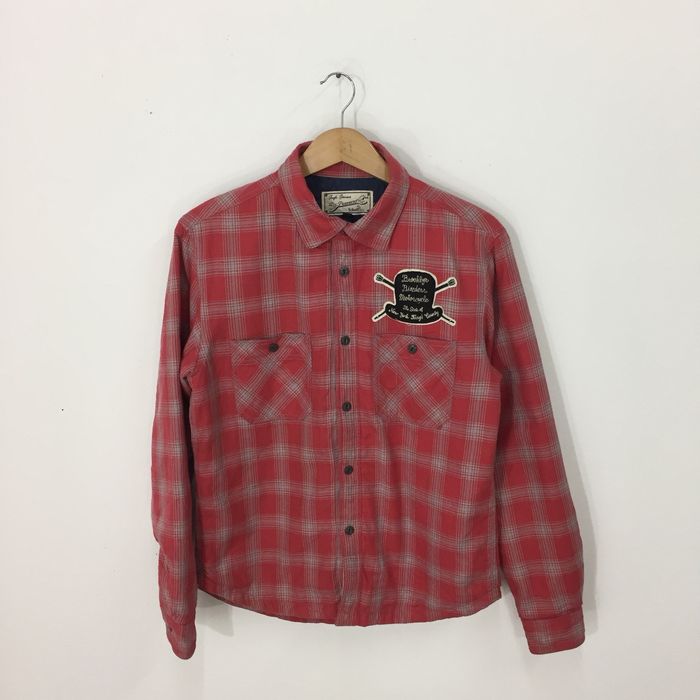 Schott Vintage Perfecto By Schott Flannel jacket quilted lining Grailed