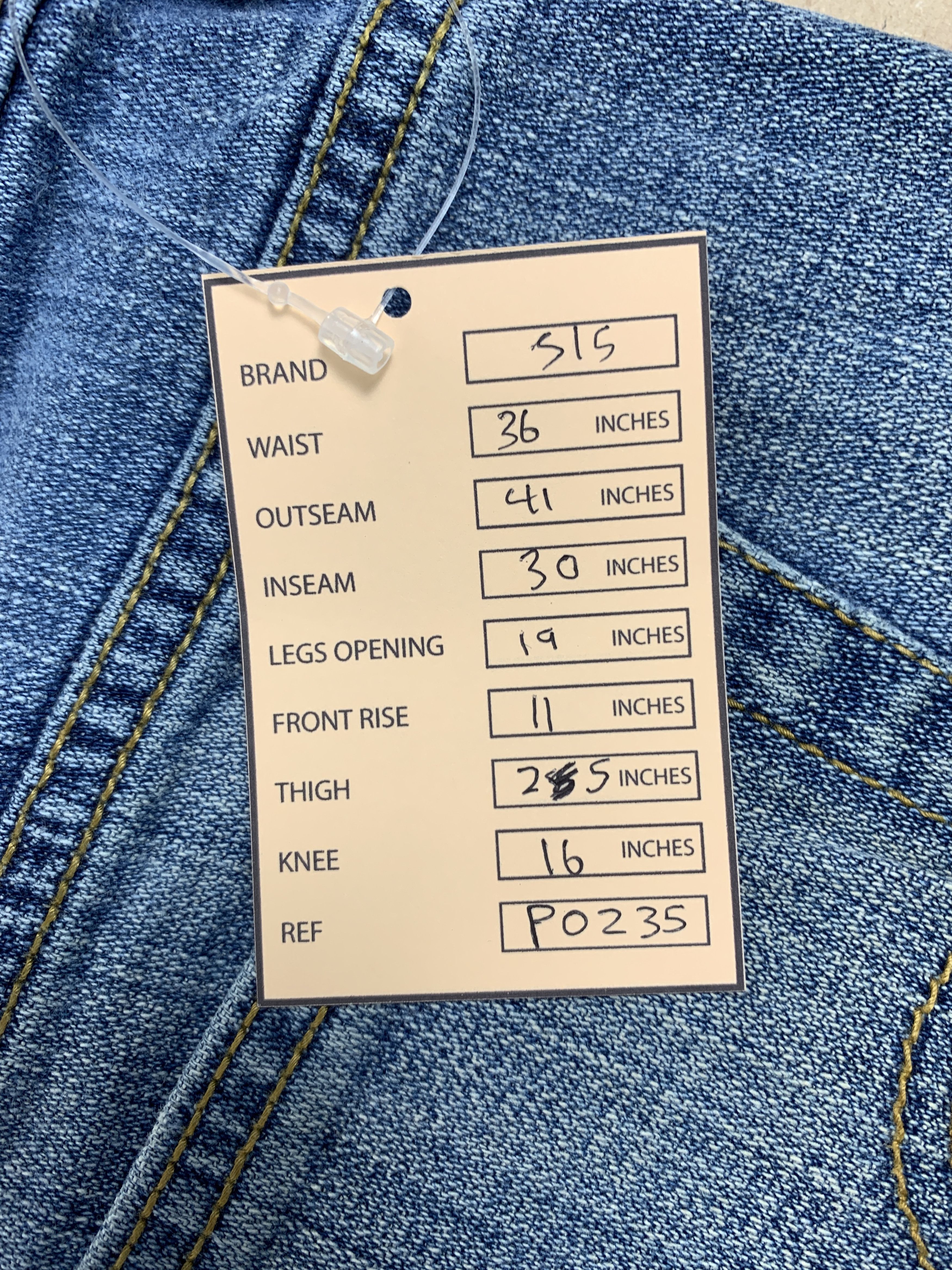 Levi's Vintage Levis 515 Boot Cut Faded Blue Jeans Size US 36 / EU 52 - 17 Thumbnail