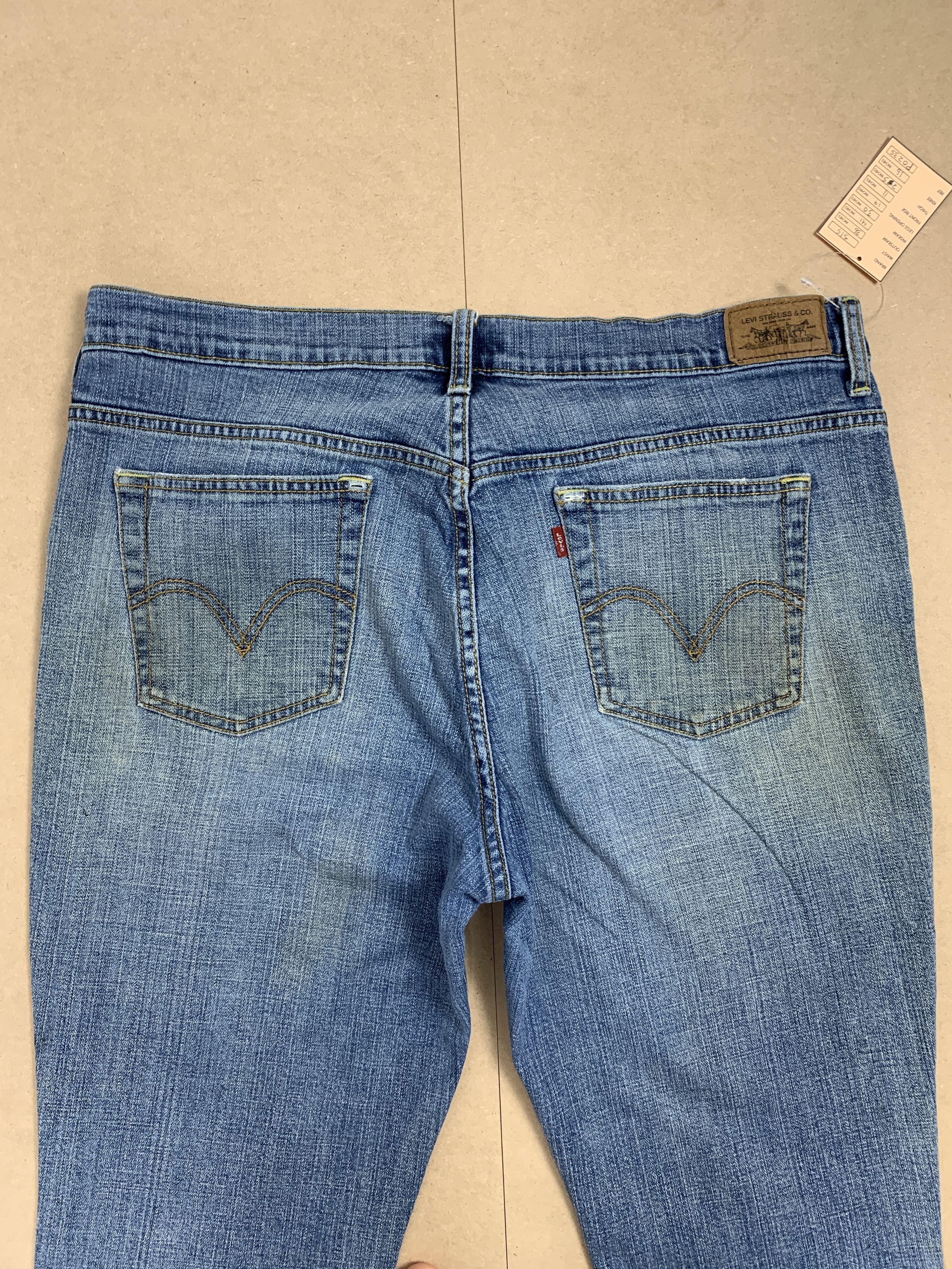 Levi's Vintage Levis 515 Boot Cut Faded Blue Jeans Size US 36 / EU 52 - 8 Thumbnail