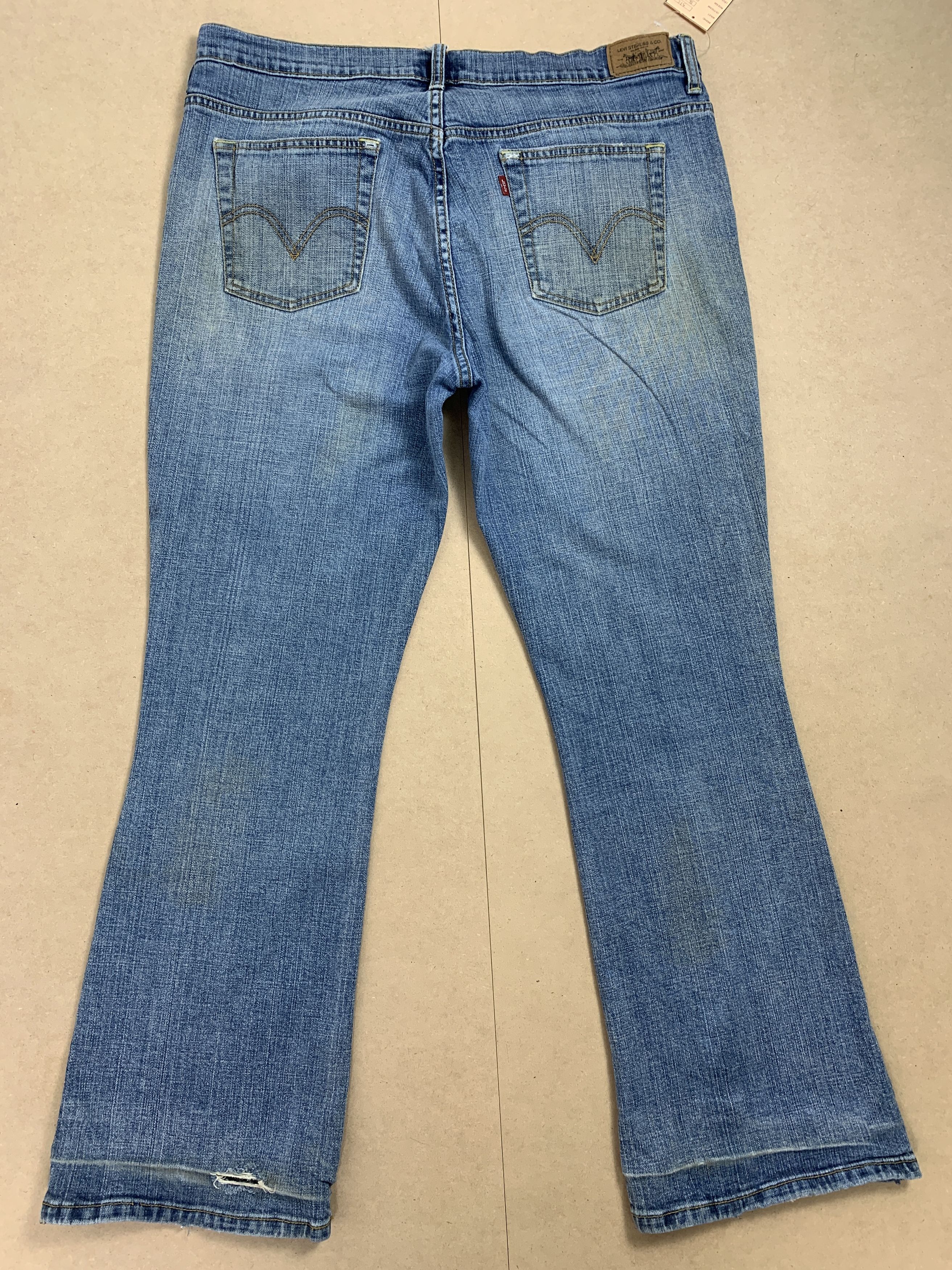 Levi's Vintage Levis 515 Boot Cut Faded Blue Jeans Size US 36 / EU 52 - 7 Thumbnail