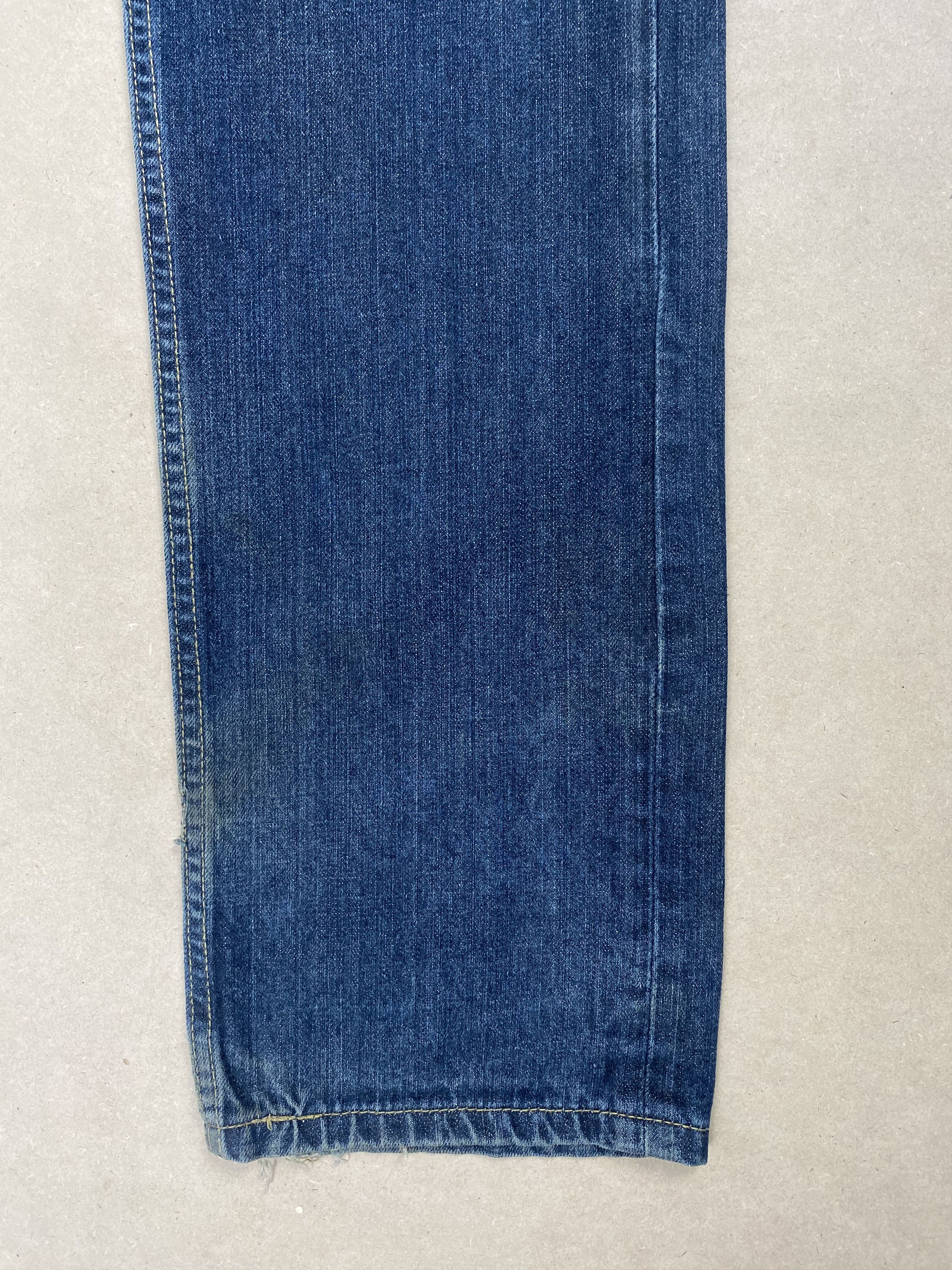 Levi's Vintage Levis 505 Straight Cut Faded Blue Jeans Size US 38 / EU 54 - 3 Thumbnail