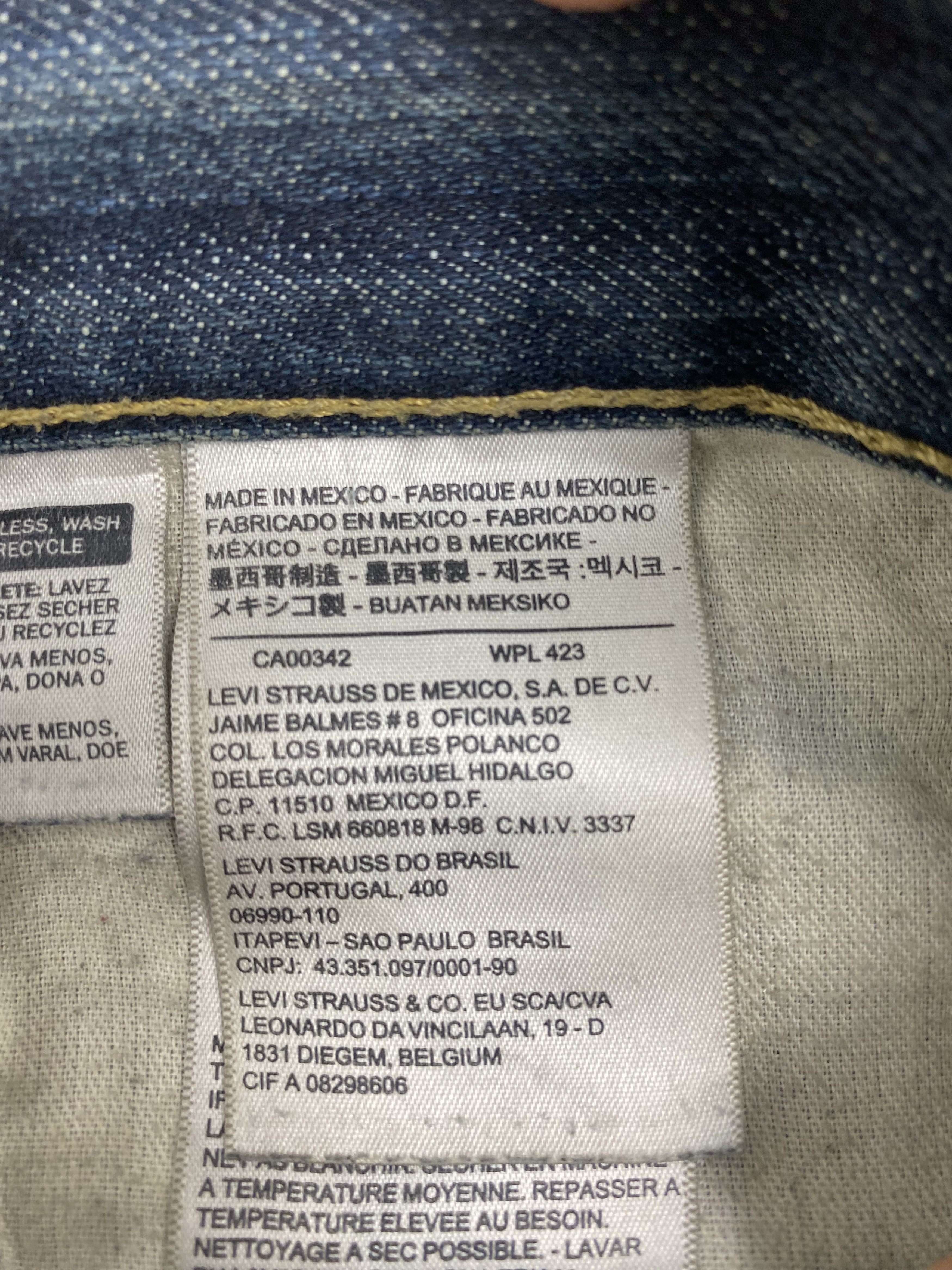 Levi's Vintage Levis 505 Straight Cut Faded Blue Jeans Size US 38 / EU 54 - 9 Thumbnail