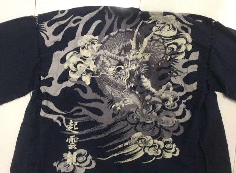 Japanese Brand × Vintage 🔥Vintage🔥 Dragon Full Printed Kimono Japan Size US L / EU 52-54 / 3 - 4 Thumbnail