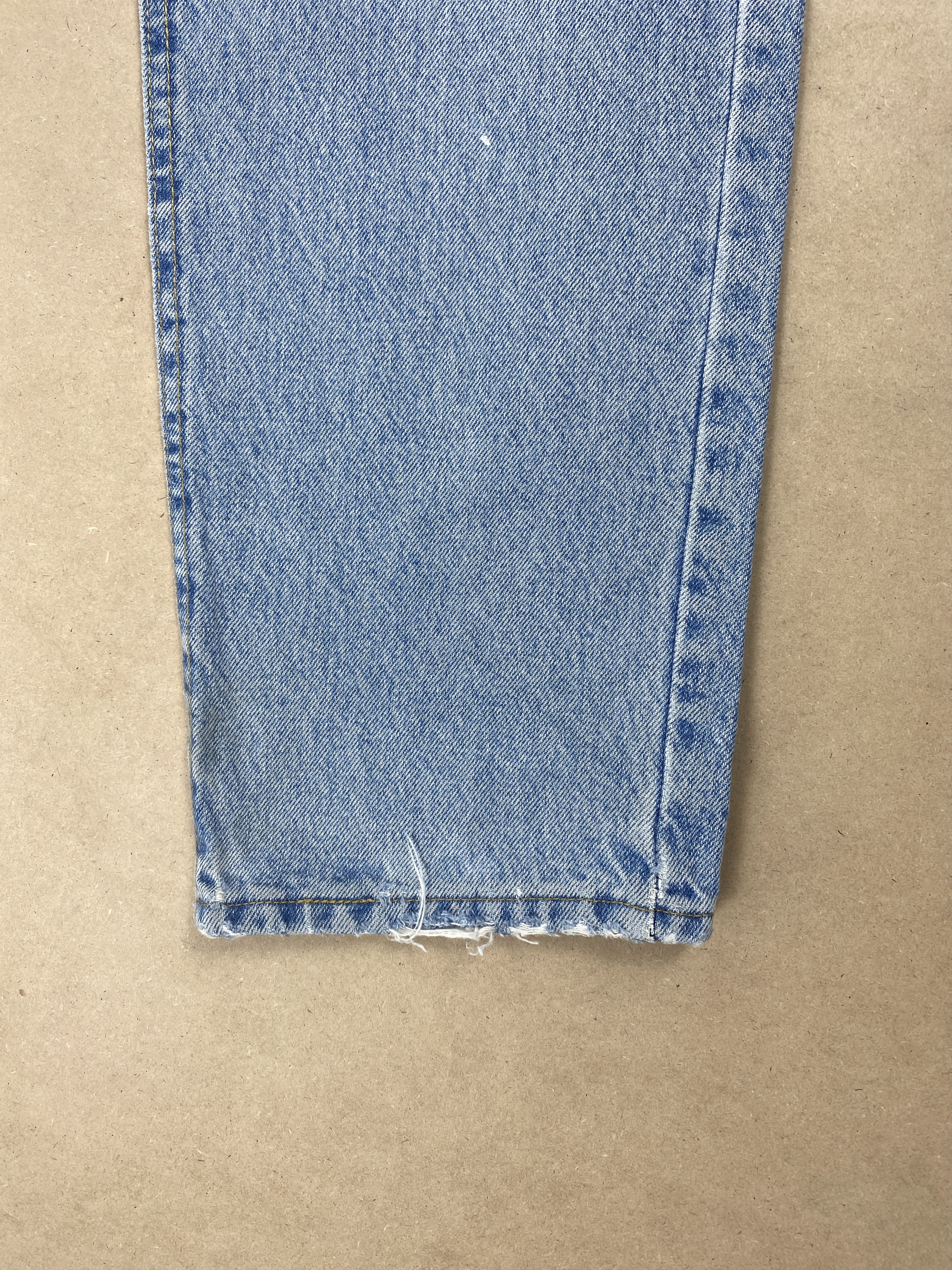 Lee Vintage Lee Straight Cut Distressed Faded Jeans P0434 Size US 33 - 4 Thumbnail