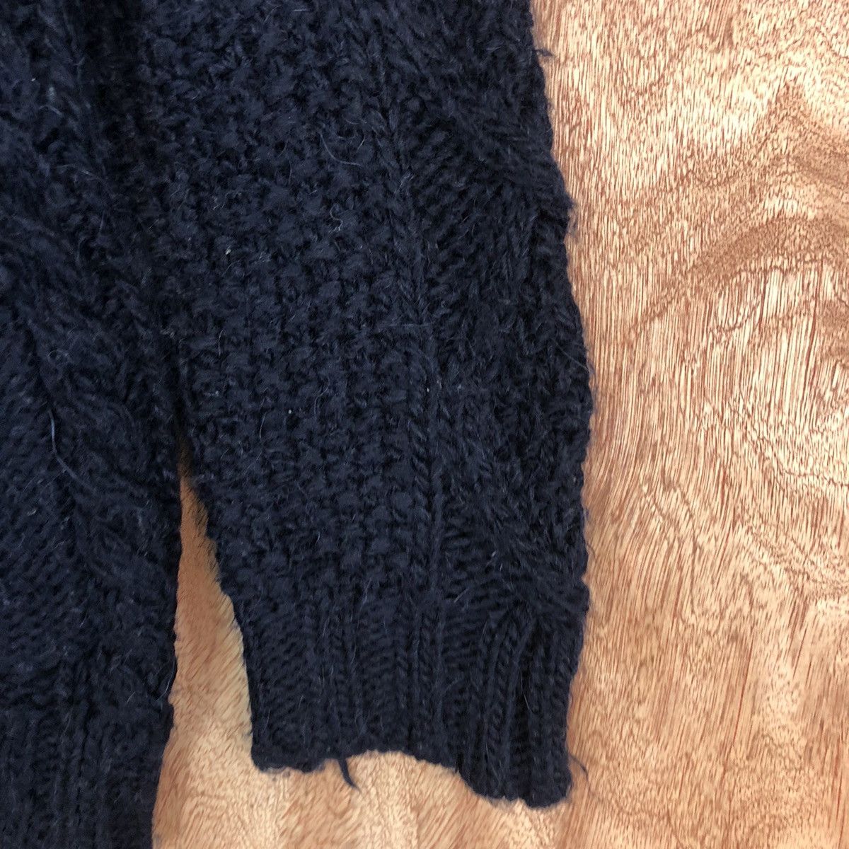 SHIPS DLL Ships Dark Blue mesh net japan Knitwear #c600 Size US M / EU 48-50 / 2 - 4 Thumbnail