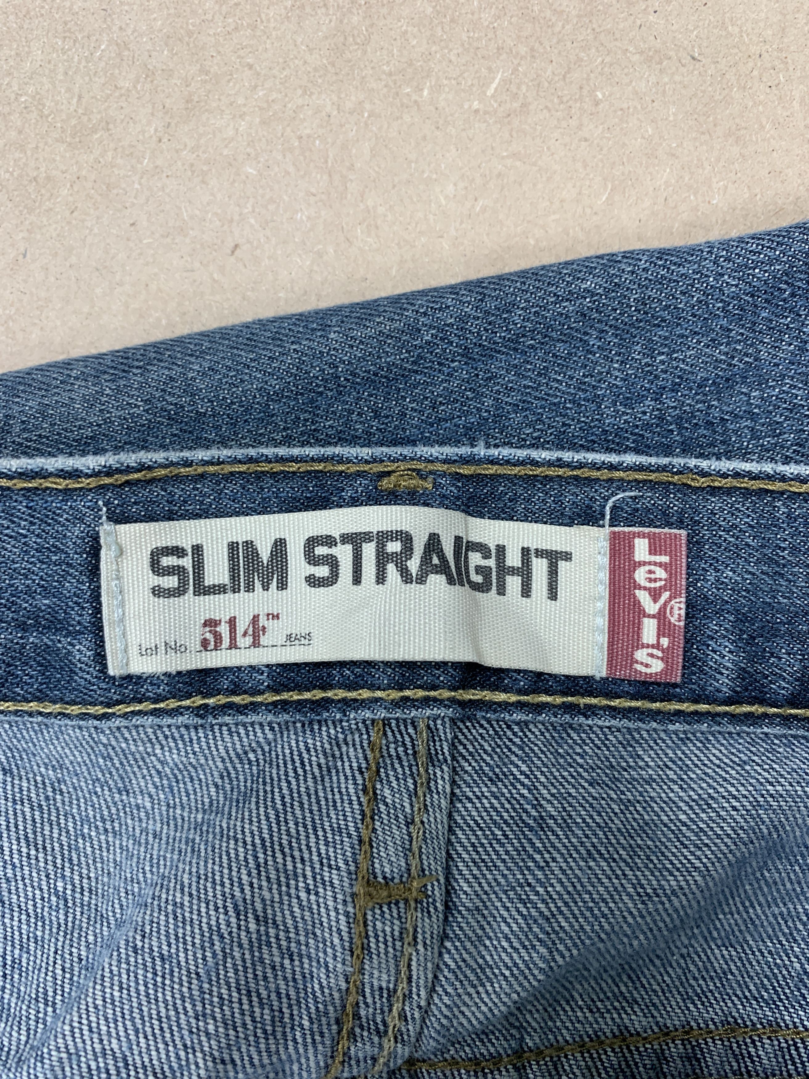 Levi's × Vintage Vintage Levis 514 Straight Cut Faded Blue Jeans Size US 36 / EU 52 - 14 Thumbnail