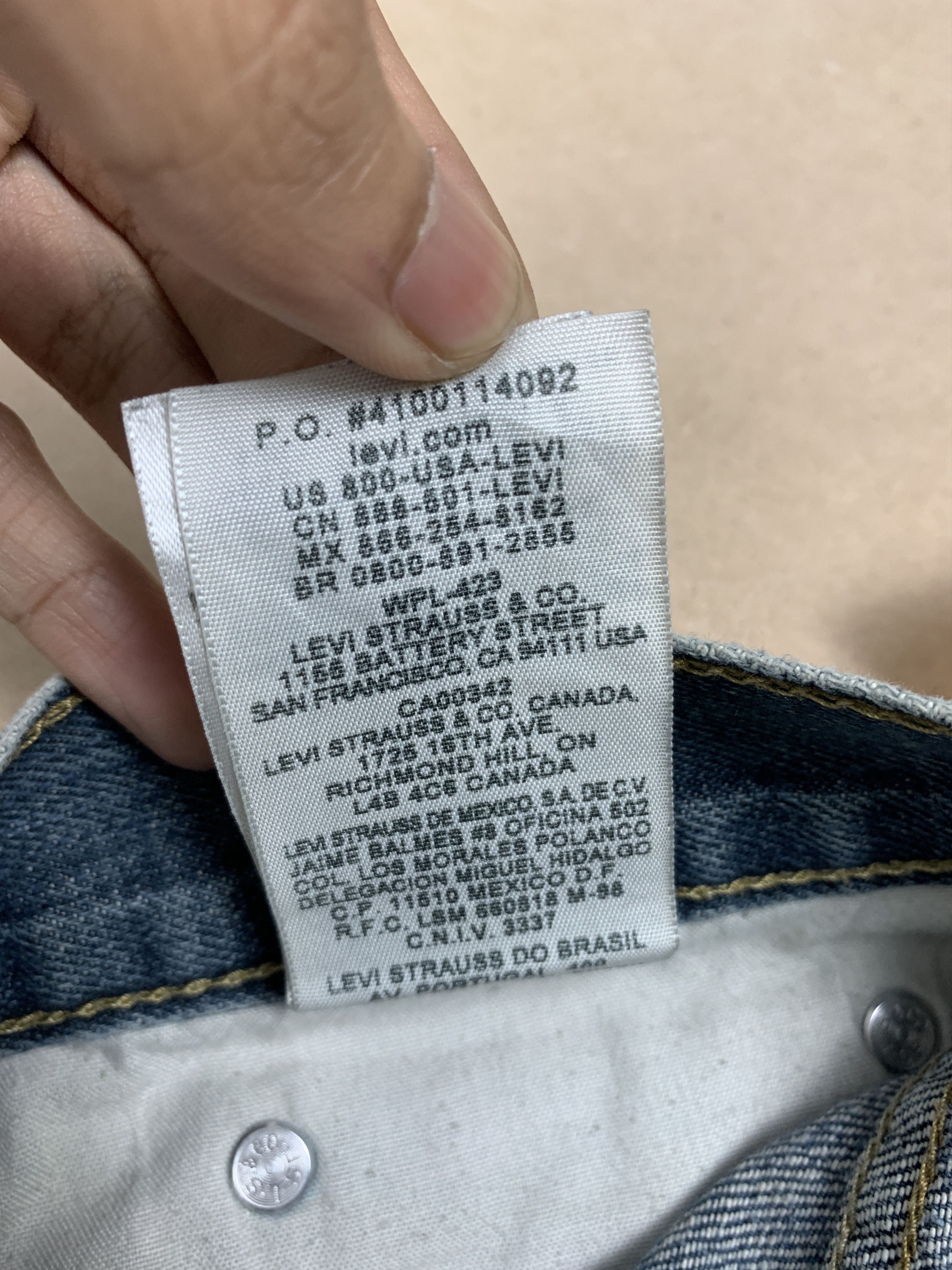 Levi's × Vintage Vintage Levis 514 Straight Cut Faded Blue Jeans Size US 36 / EU 52 - 17 Thumbnail