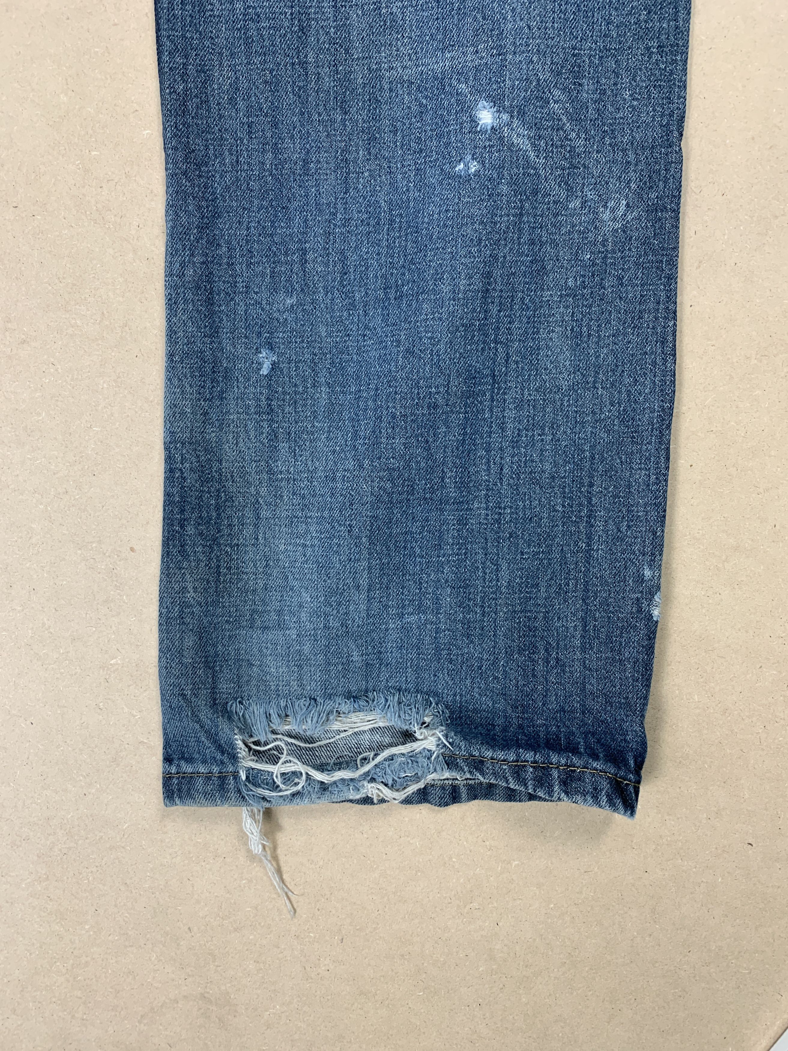 Levi's × Vintage Vintage Levis 514 Straight Cut Faded Blue Jeans Size US 36 / EU 52 - 11 Thumbnail