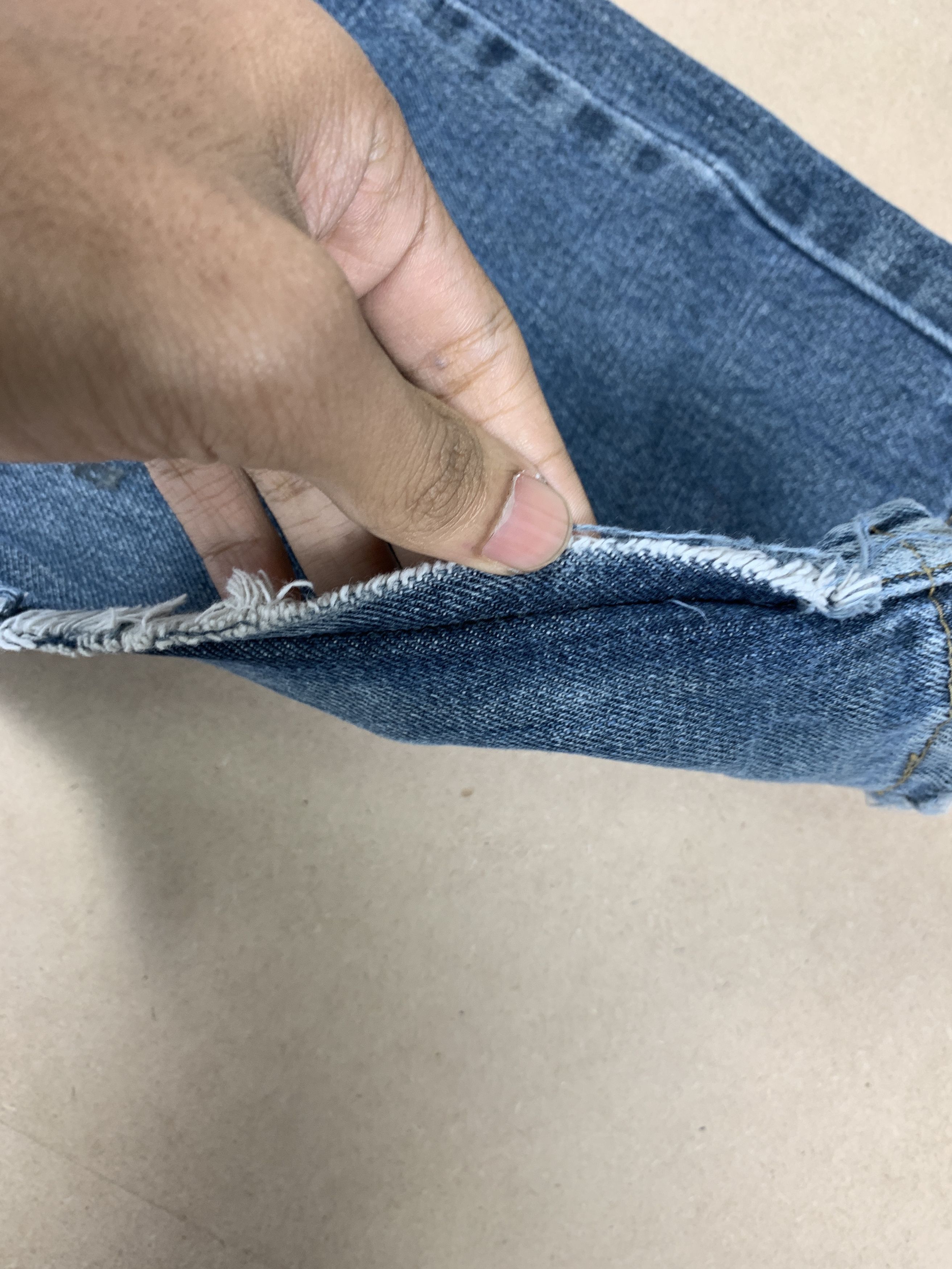 Levi's × Vintage Vintage Levis 514 Straight Cut Faded Blue Jeans Size US 36 / EU 52 - 4 Thumbnail