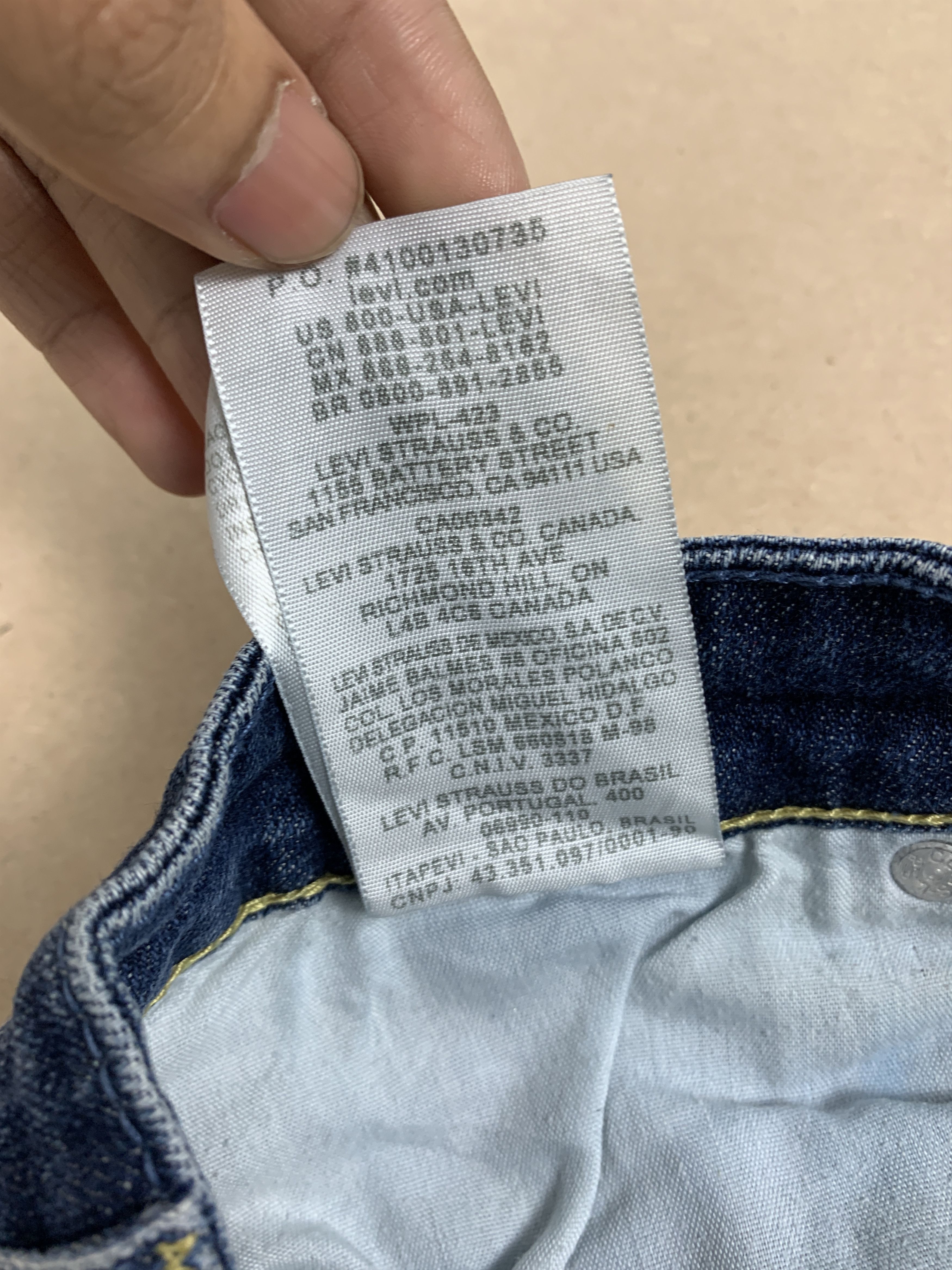 Levi's Vintage Levis Mid Skinny Distressed Jeans P0294 Size 34" / US 12 / IT 48 - 15 Thumbnail