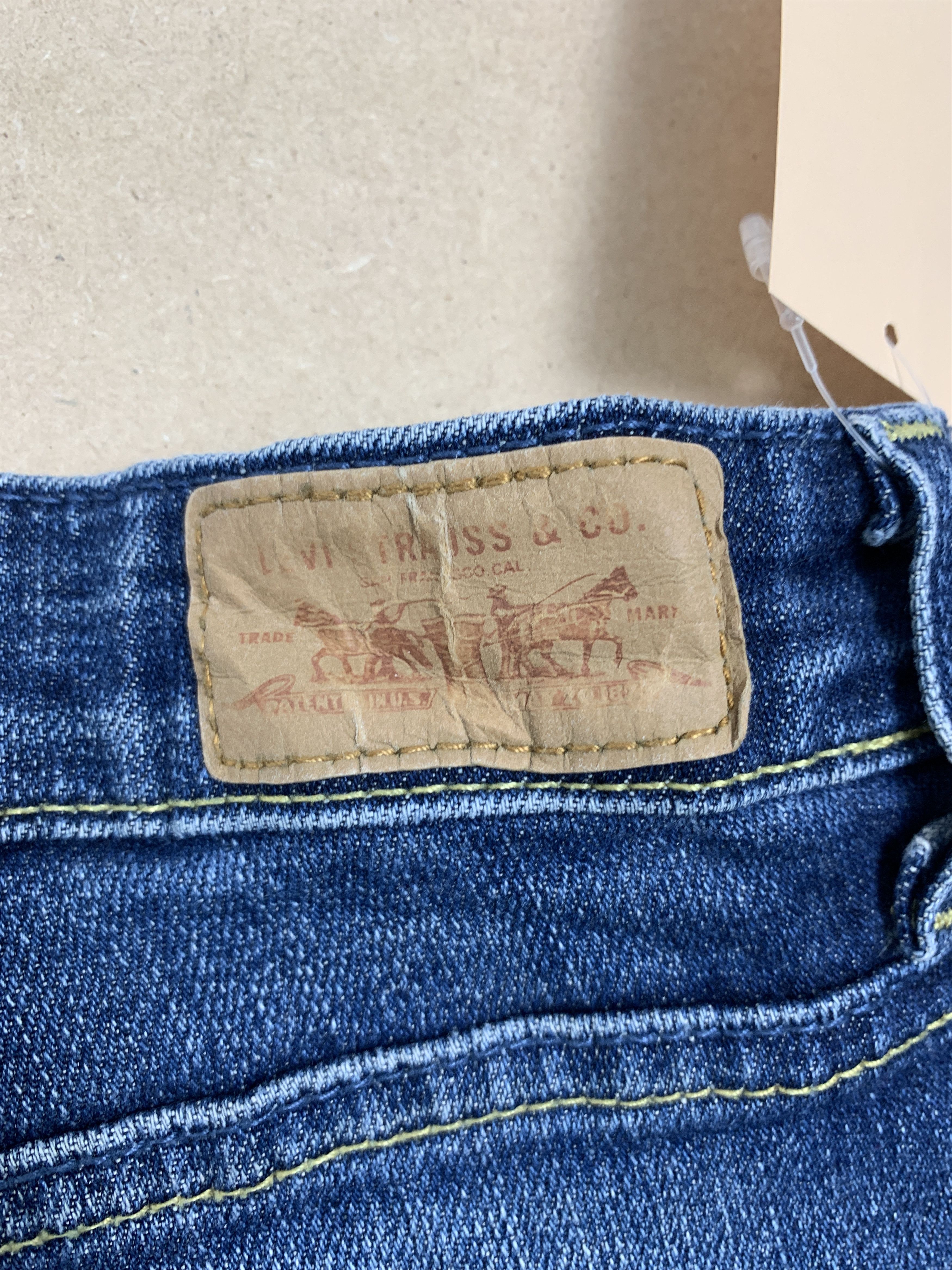 Levi's Vintage Levis Mid Skinny Distressed Jeans P0294 Size 34" / US 12 / IT 48 - 10 Thumbnail