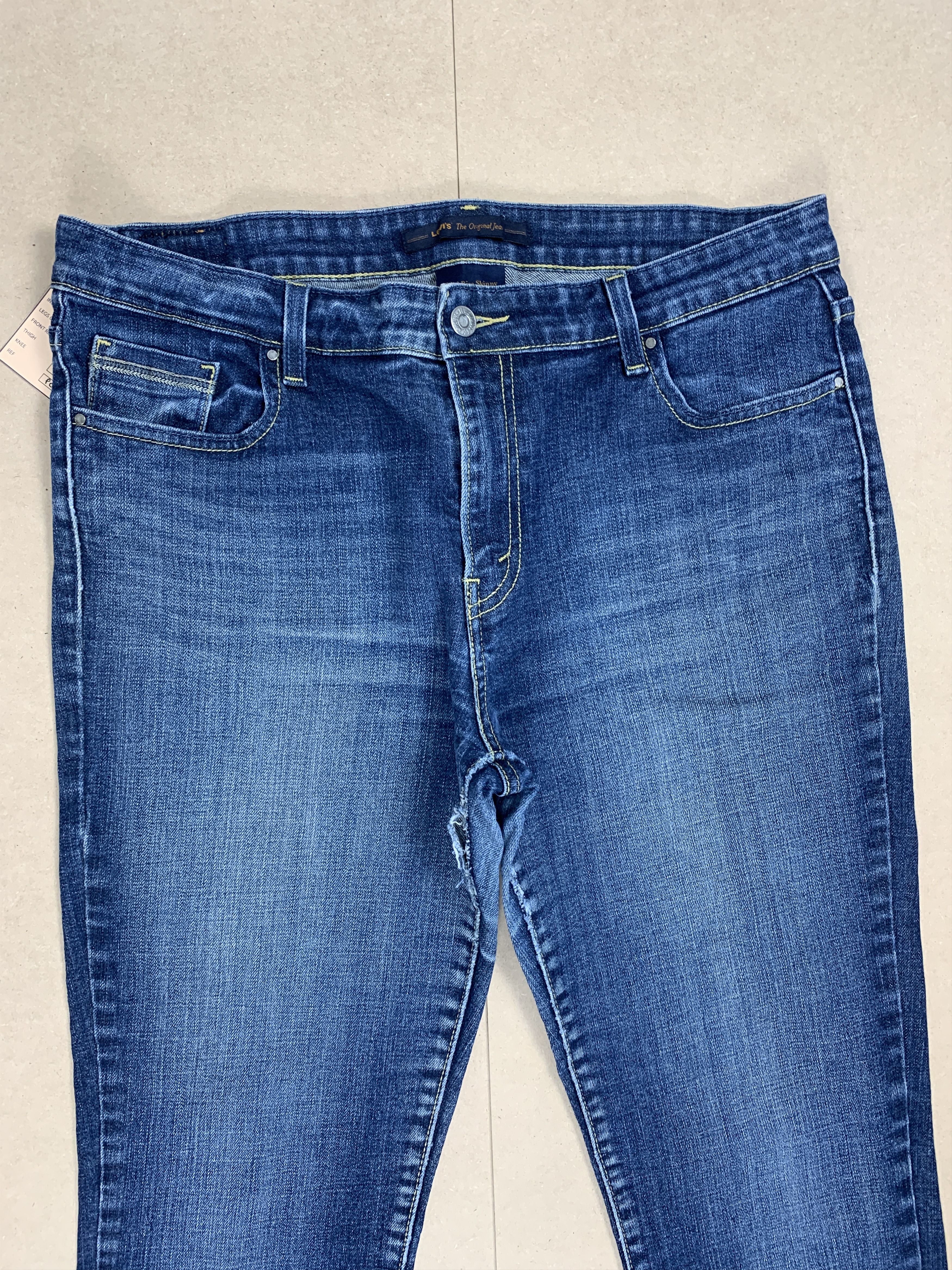 Levi's Vintage Levis Mid Skinny Distressed Jeans P0294 Size 34" / US 12 / IT 48 - 2 Thumbnail