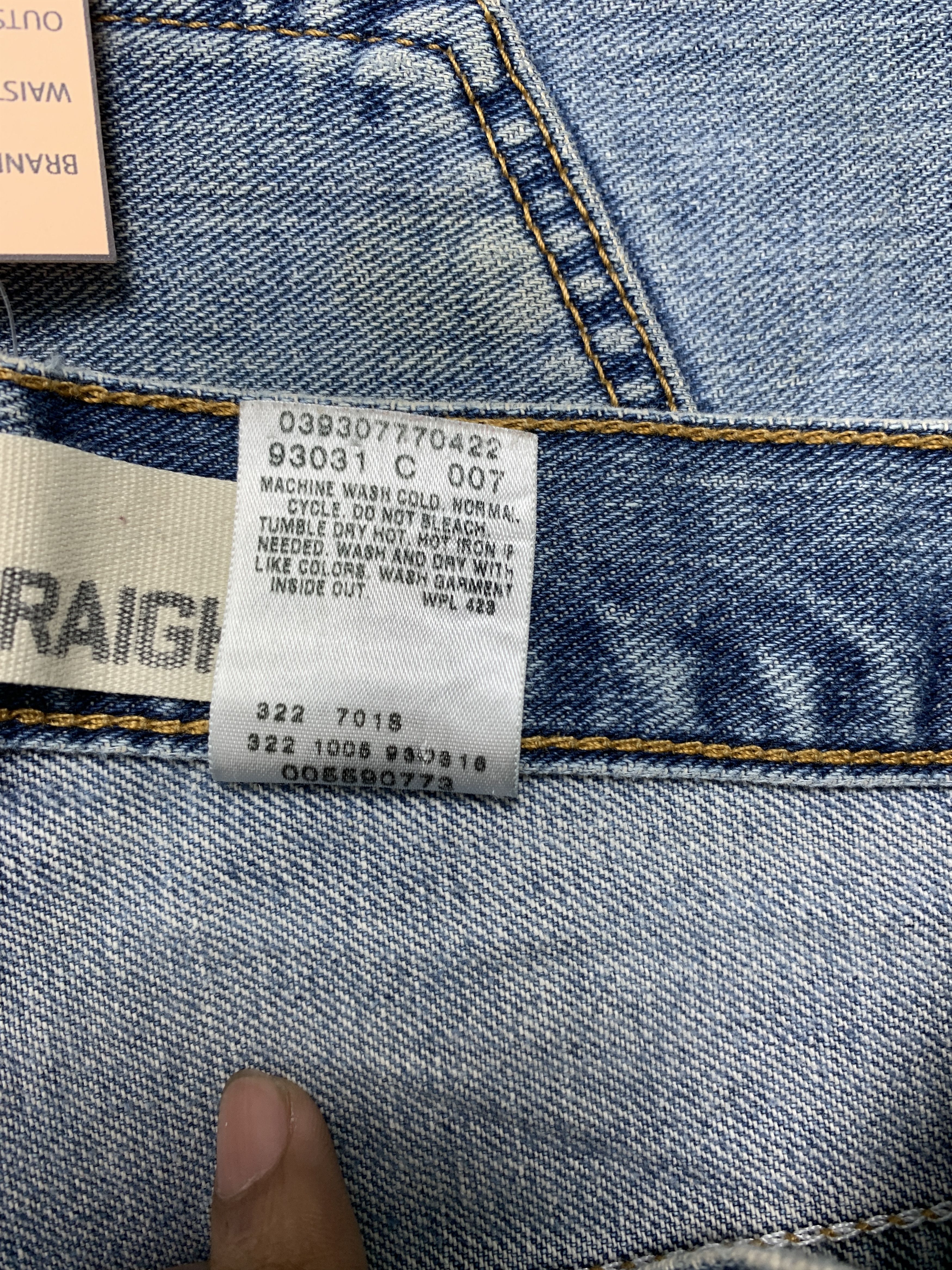Levi's Vintage Levis 559 Straight Cut Faded Mid Wash Jeans Size US 33 - 11 Thumbnail