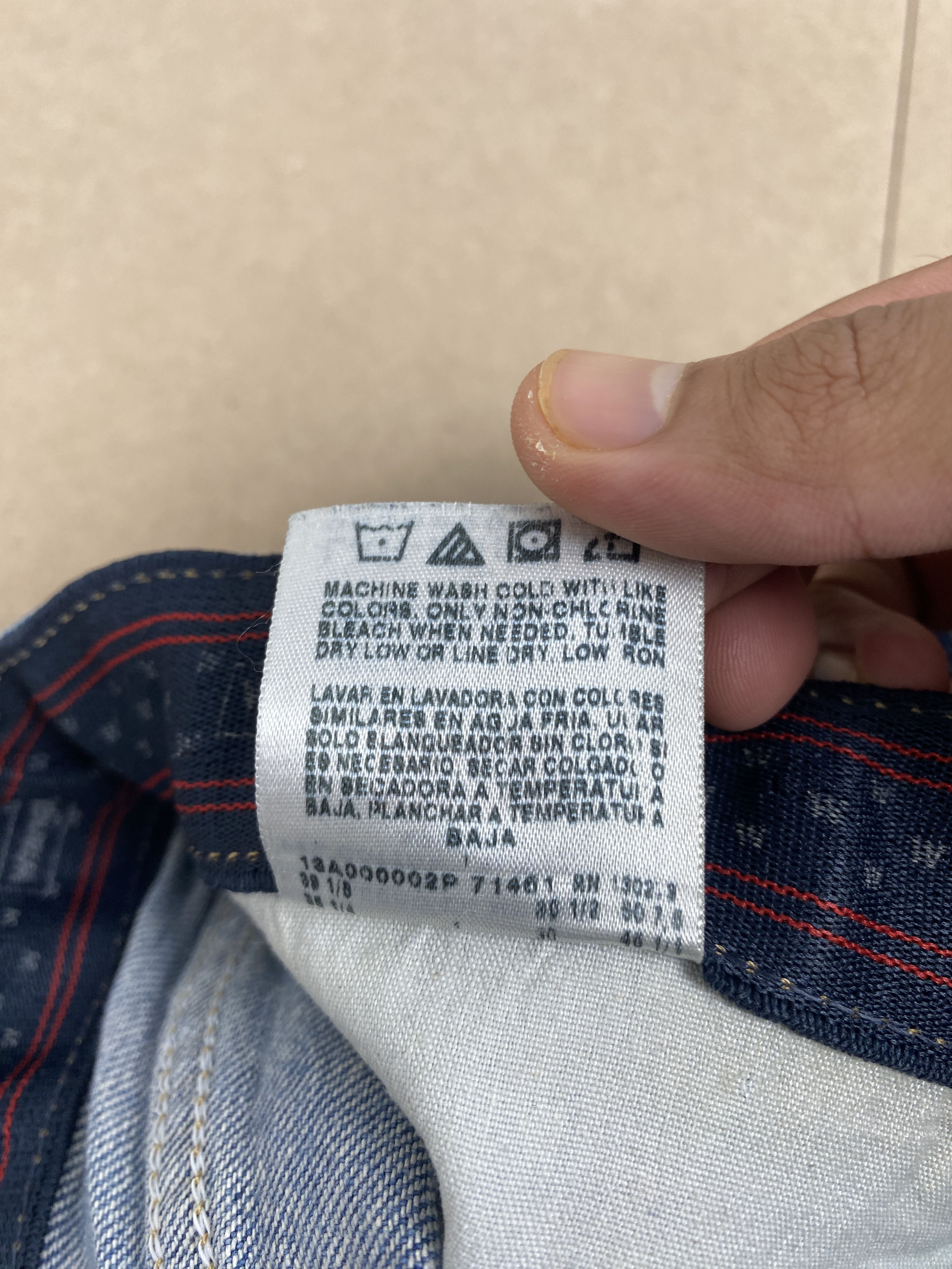Vintage Vintage Wrangler Distressed Straight Cut Faded Blue Jeans Size US 38 / EU 54 - 12 Thumbnail