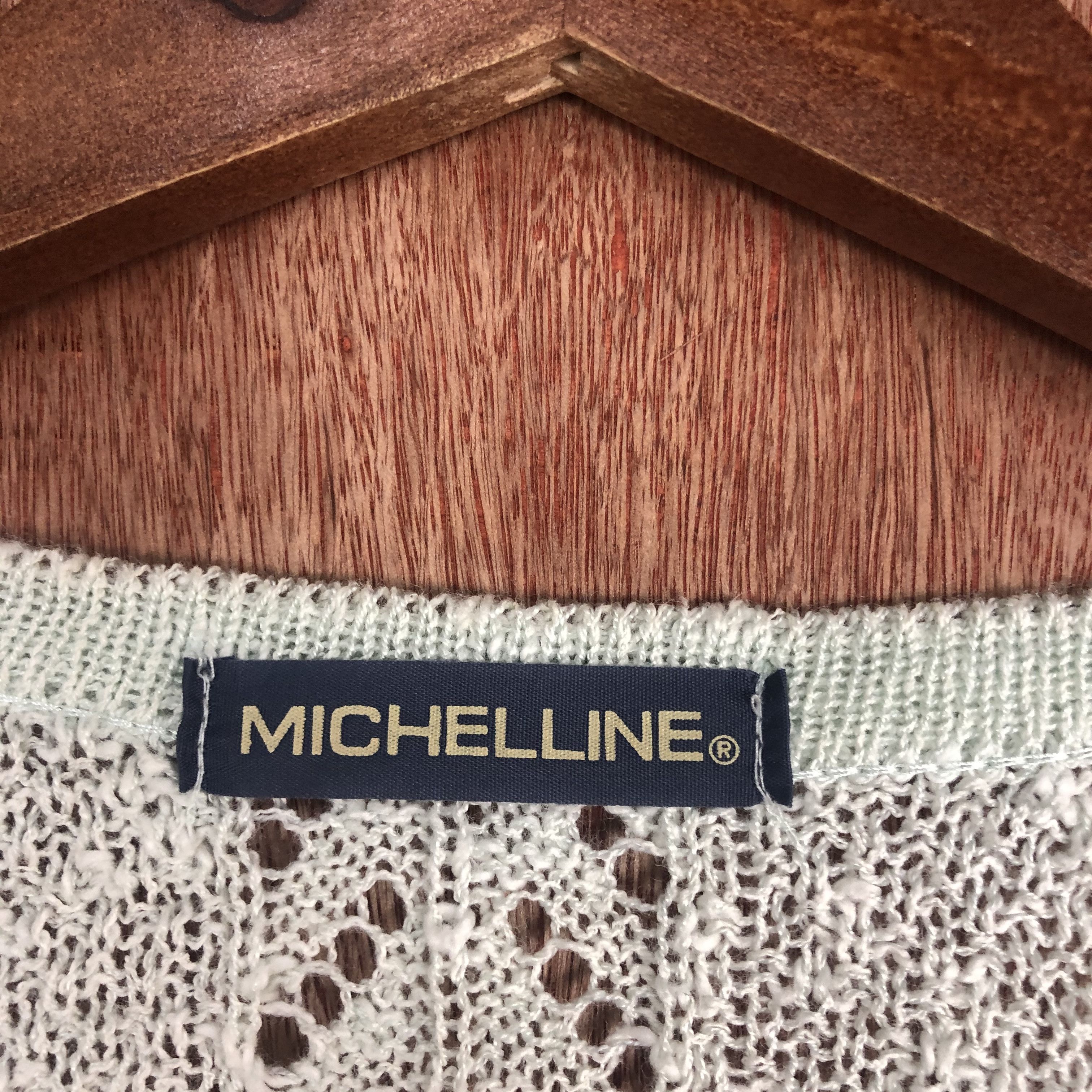 Japanese Brand Michelline White Cardigan crochet knitwear #c456 Size S / US 4 / IT 40 - 8 Thumbnail