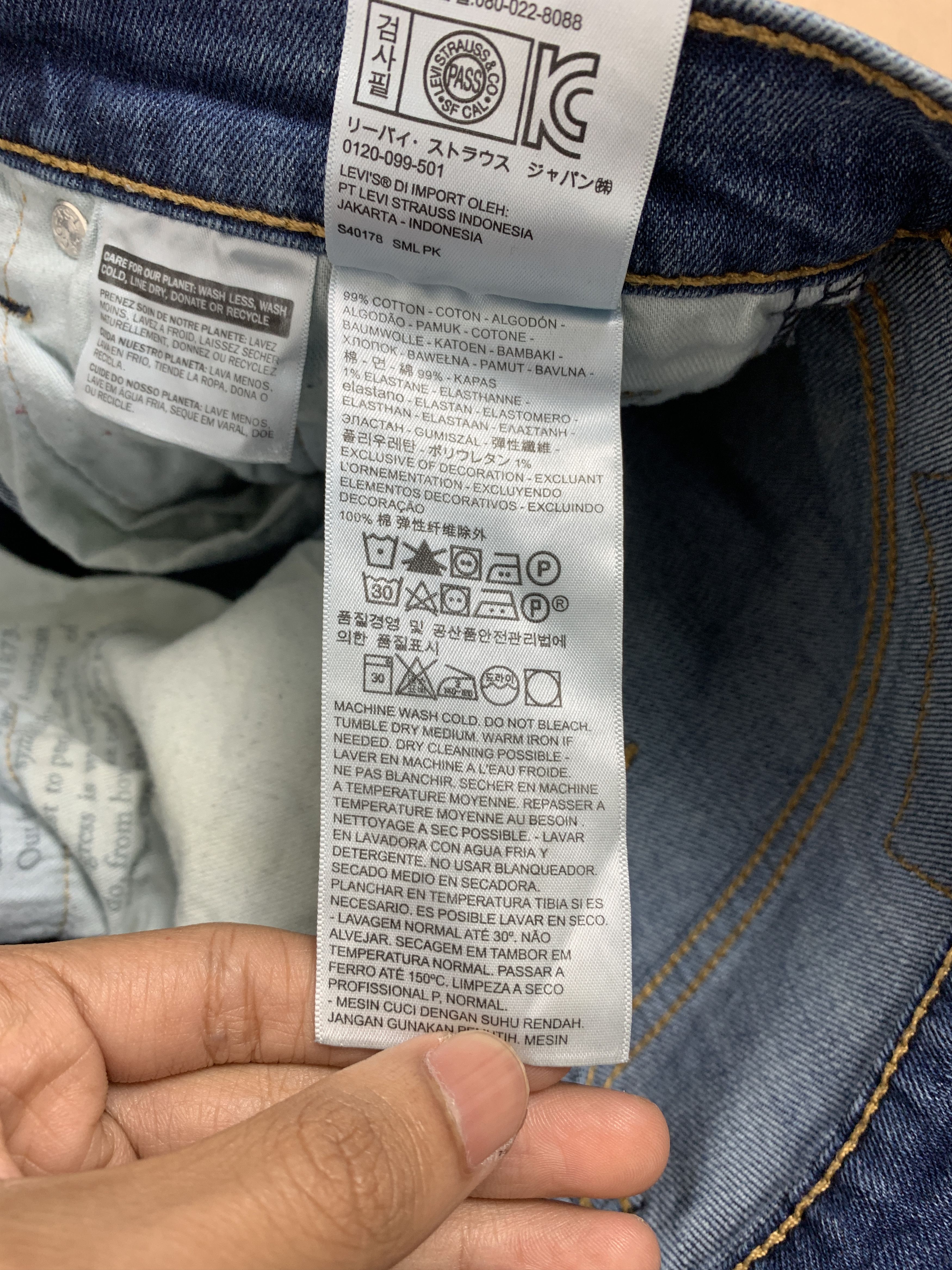 Levi's Vintage Levi's 511 Slim Fit Faded Jeans P0202 Size US 30 / EU 46 - 13 Thumbnail