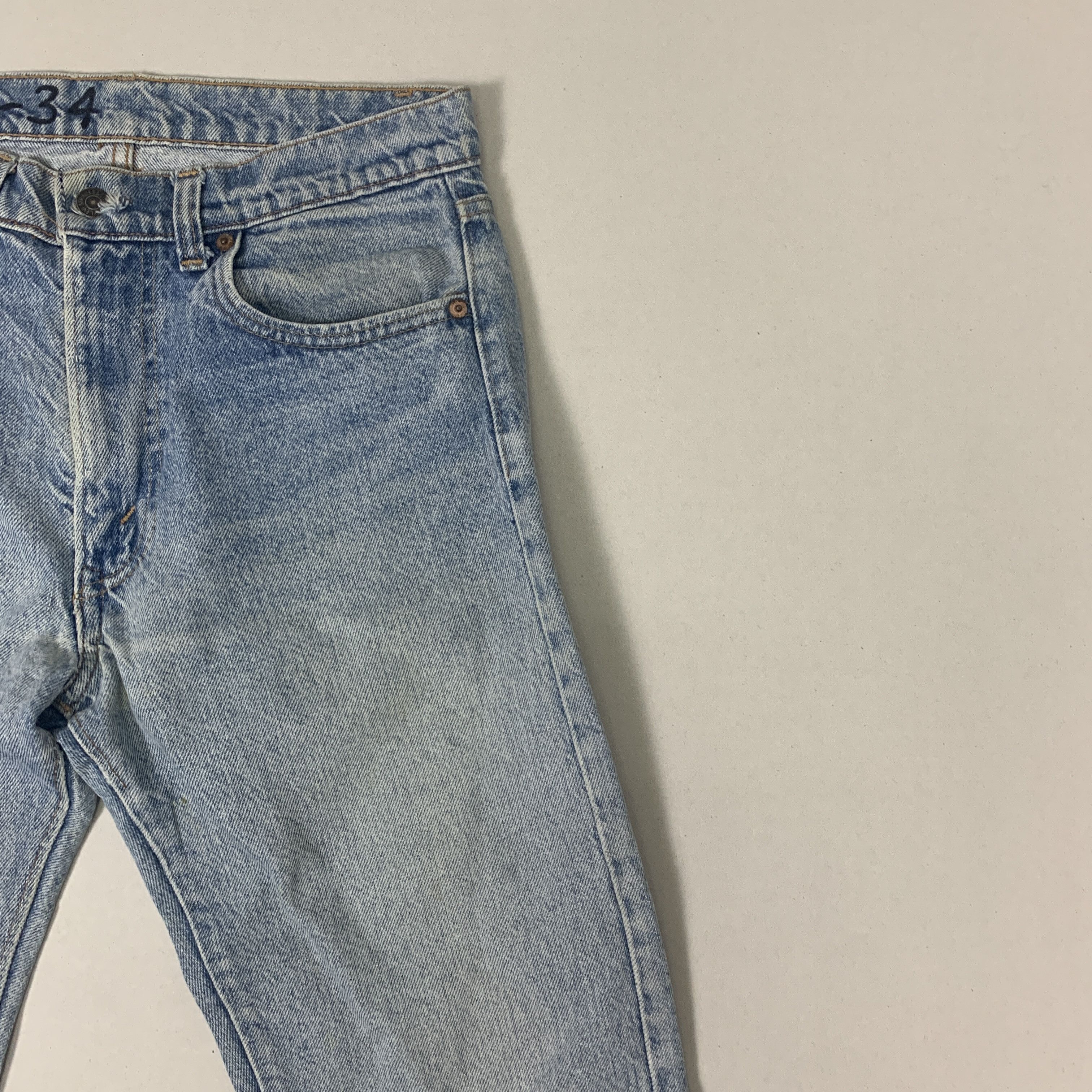 Levi's Vintage 80s LEVI'S 505 Faded Mid Wash Jeans P0033 Size US 30 / EU 46 - 3 Thumbnail