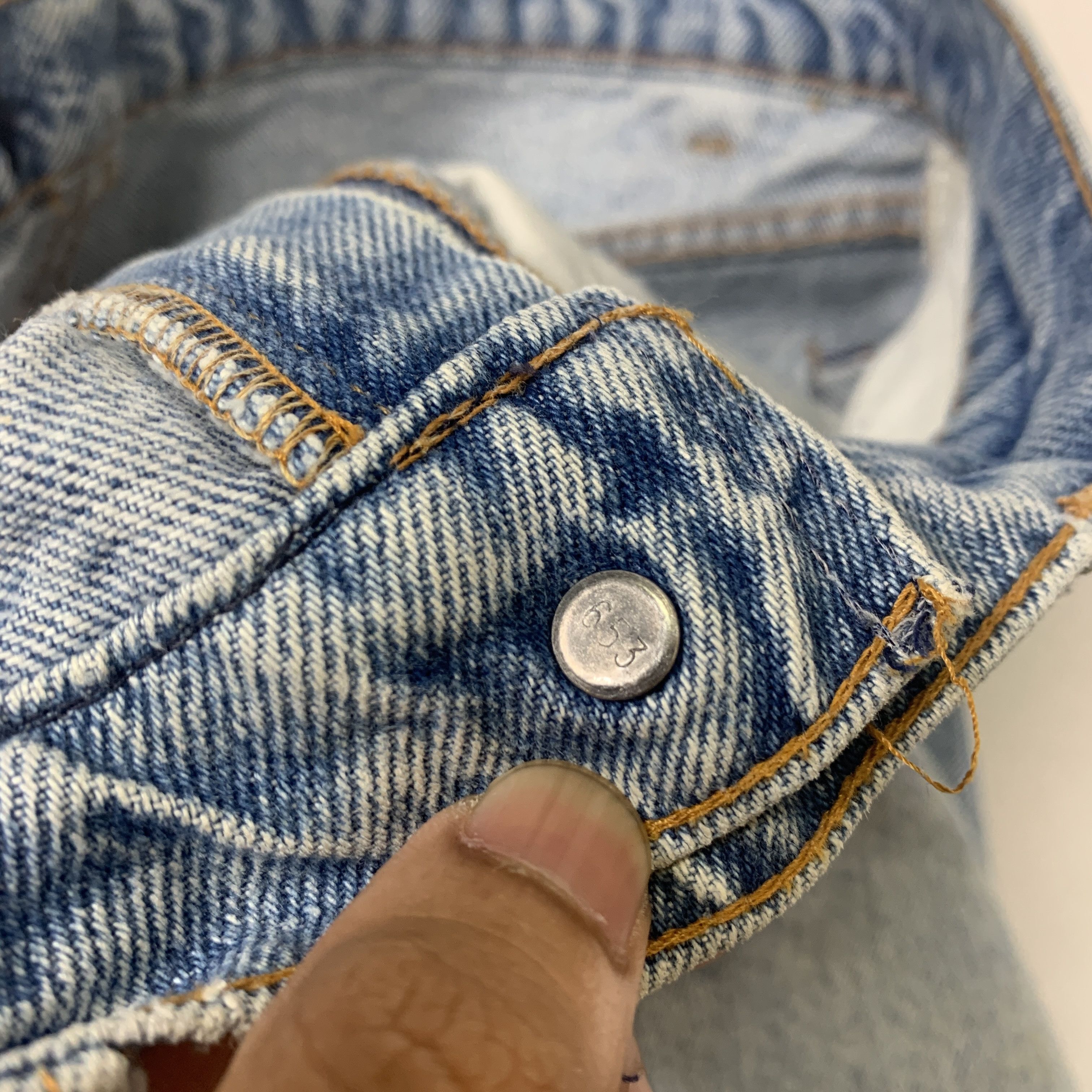 Levi's Vintage 80s LEVI'S 505 Faded Mid Wash Jeans P0033 Size US 30 / EU 46 - 9 Thumbnail