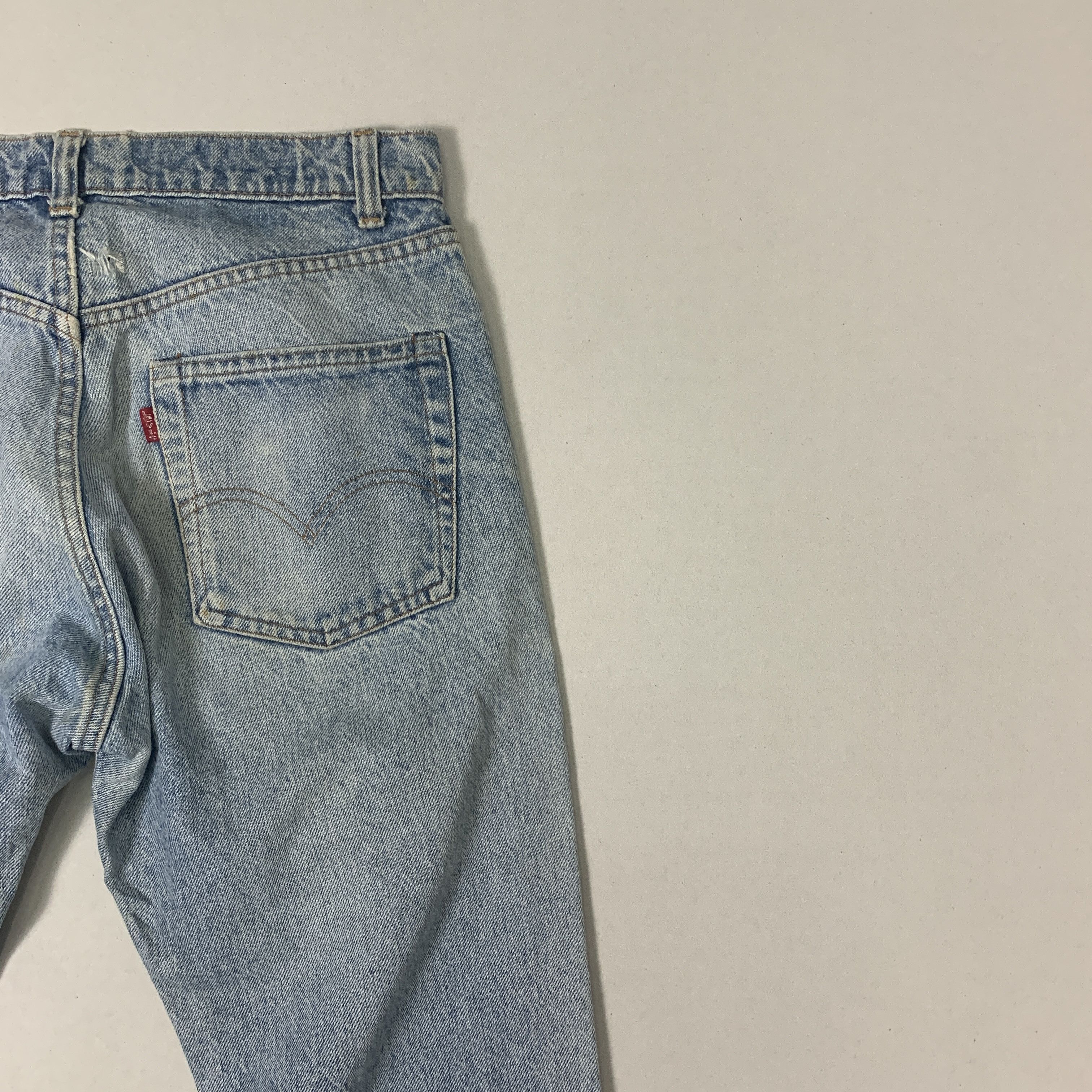 Levi's Vintage 80s LEVI'S 505 Faded Mid Wash Jeans P0033 Size US 30 / EU 46 - 15 Thumbnail