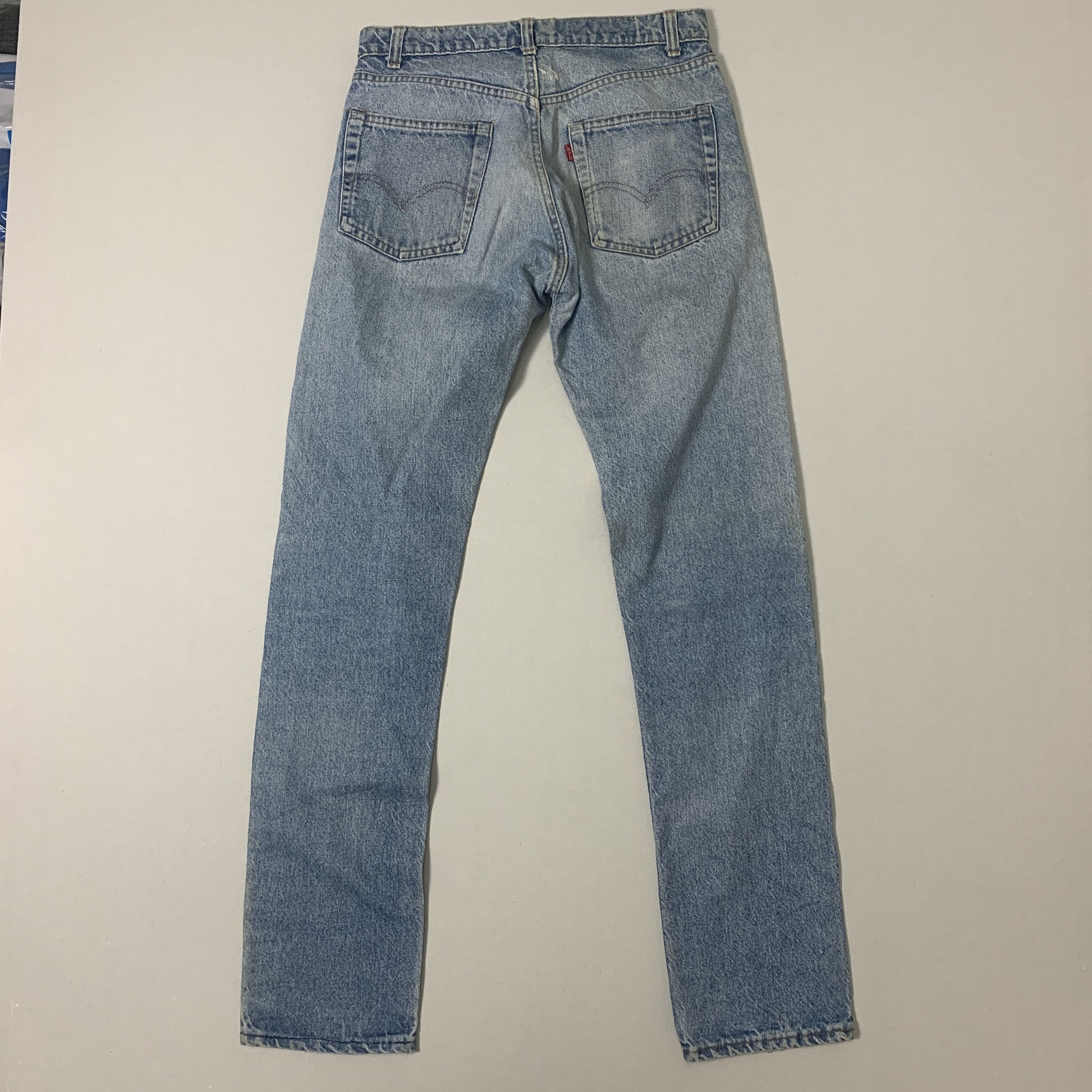 Levi's Vintage 80s LEVI'S 505 Faded Mid Wash Jeans P0033 Size US 30 / EU 46 - 13 Thumbnail