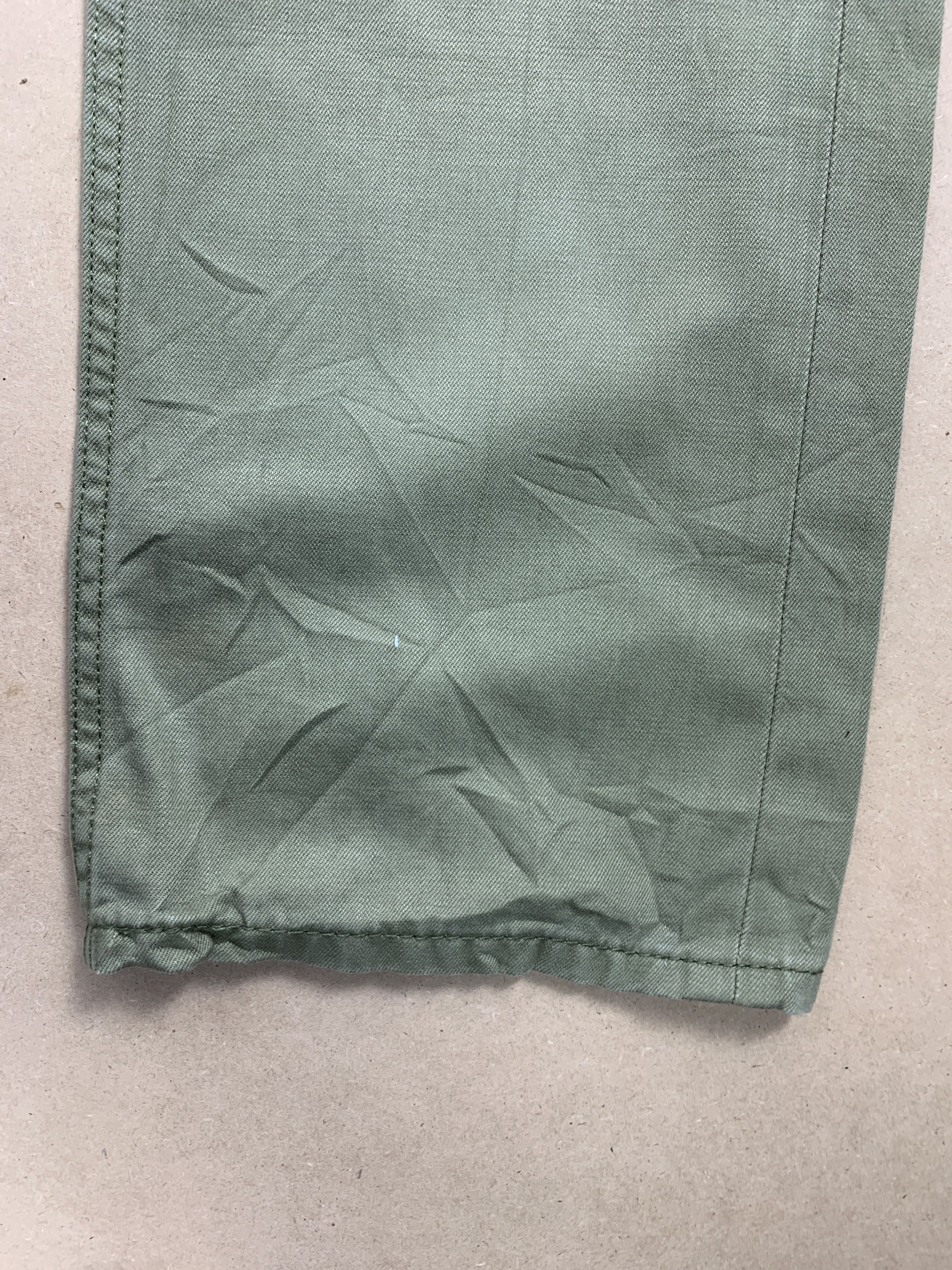 Levi's Vintage Levis 505 Straight Cut Military Green Jeans P0356 Size US 36 / EU 52 - 6 Thumbnail