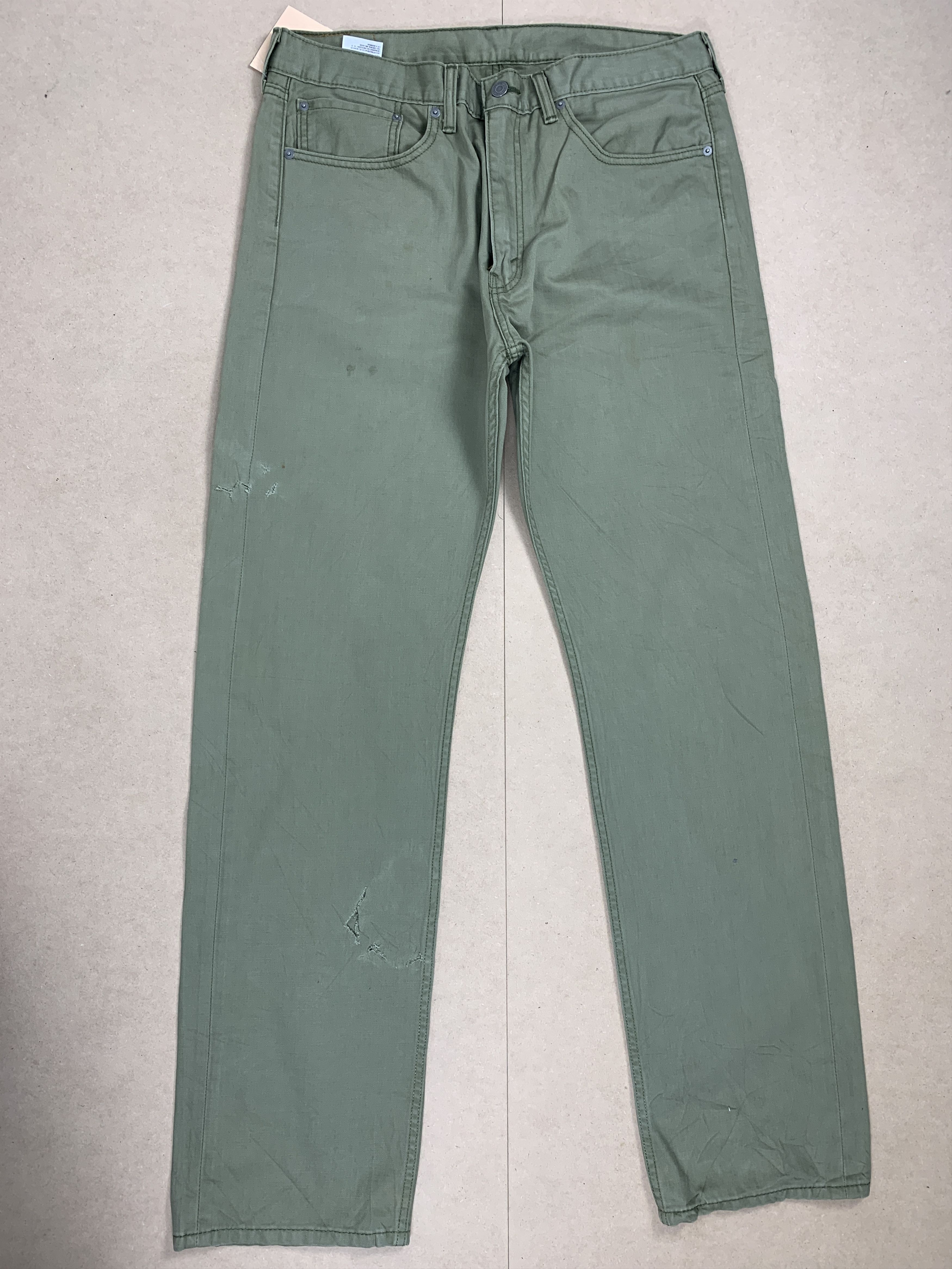 Levi's Vintage Levis 505 Straight Cut Military Green Jeans P0356 Size US 36 / EU 52 - 1 Thumbnail