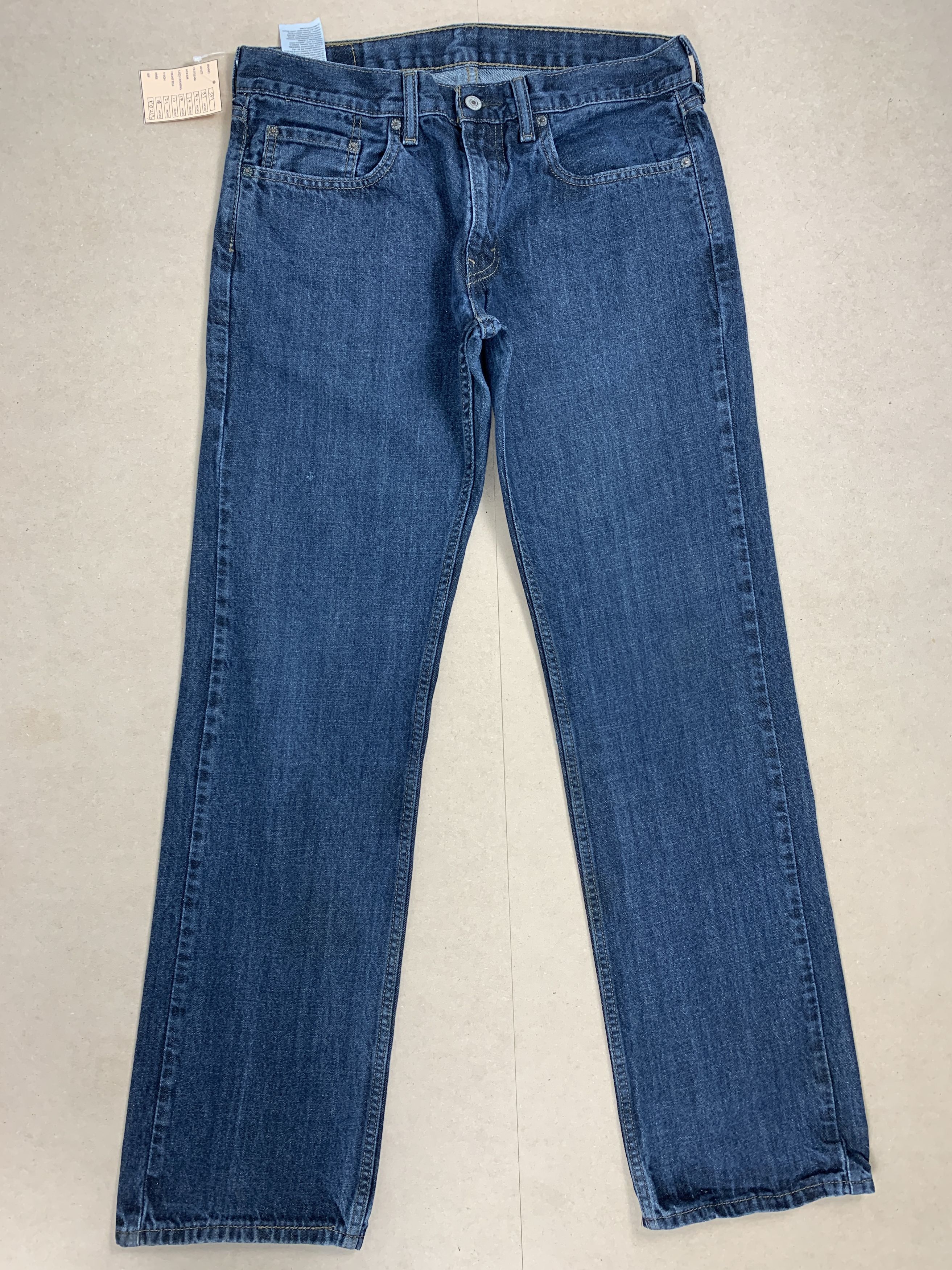 image of Levis 559 Straight Cut Blue Jeans in Blue Denim, Men's (Size 33)