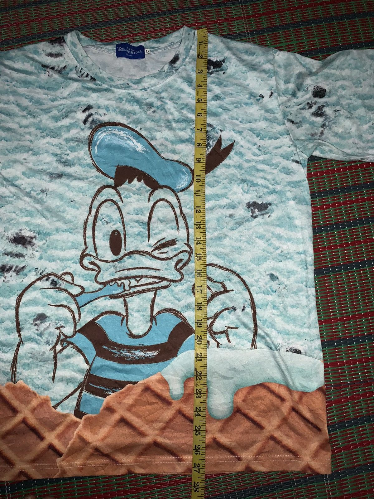 Disney × Nickelodeon × Vintage Disney DONALD DUCK Fullprint T-shirt Size US M / EU 48-50 / 2 - 10 Thumbnail