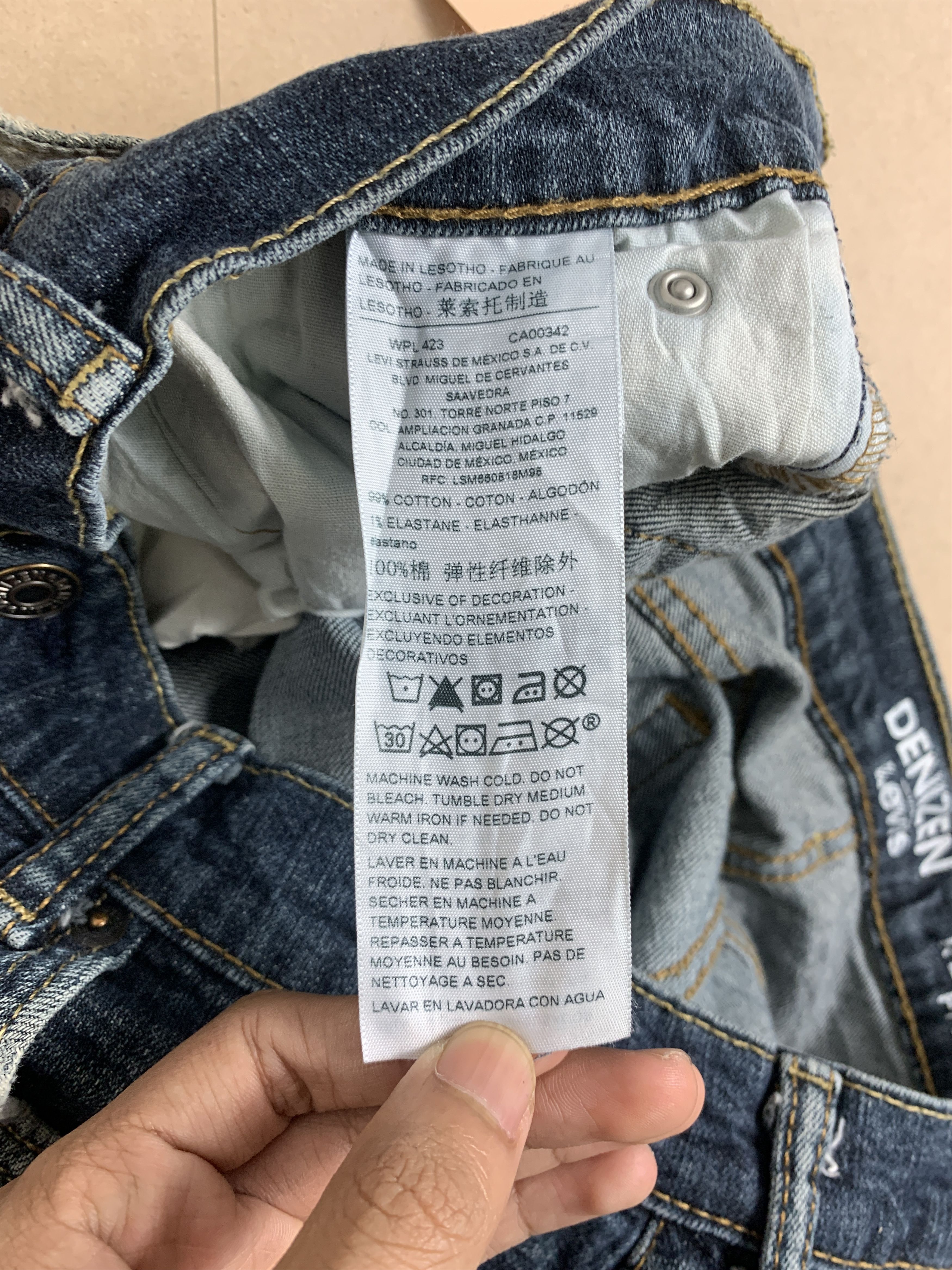 Denizen × Levi's × Vintage Denizen Levi's Faded Distressed Men Blue Denim Size US 32 / EU 48 - 10 Thumbnail