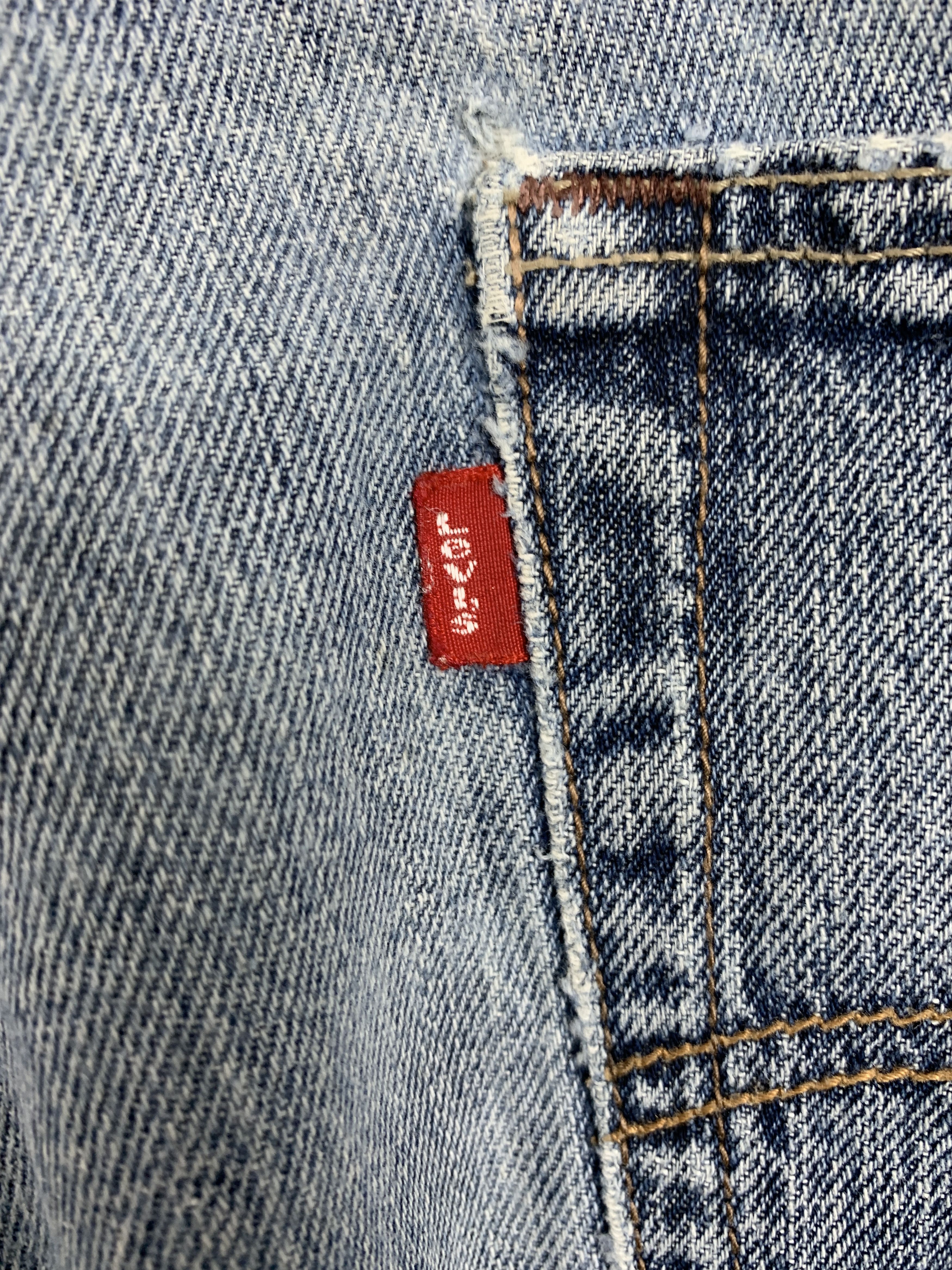 Levi's Vintage Levis 569 Straight Cut faded Mid Wash Jeans Size US 38 / EU 54 - 10 Thumbnail
