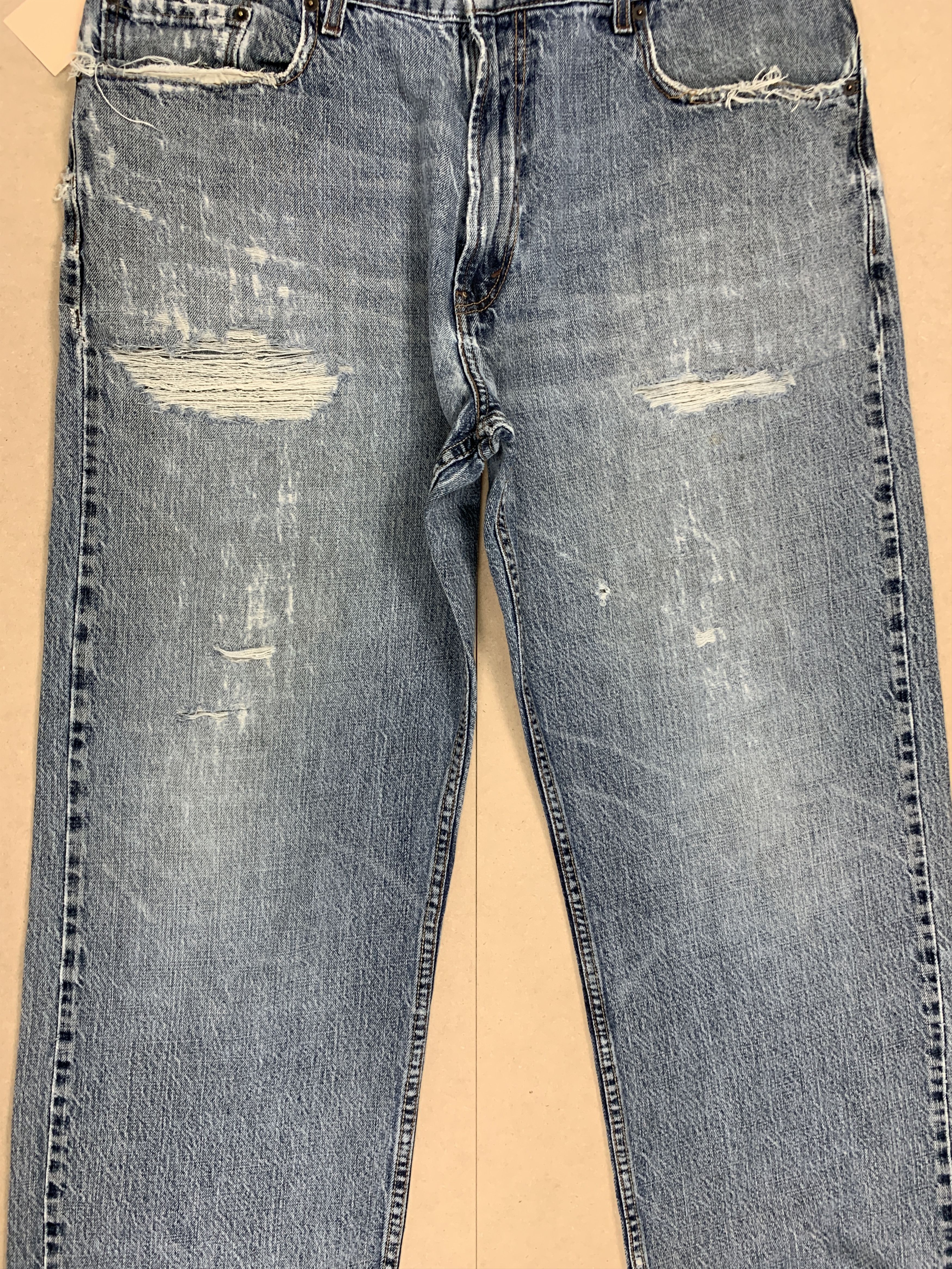 Levi's Vintage Levis 569 Straight Cut faded Mid Wash Jeans Size US 38 / EU 54 - 2 Thumbnail