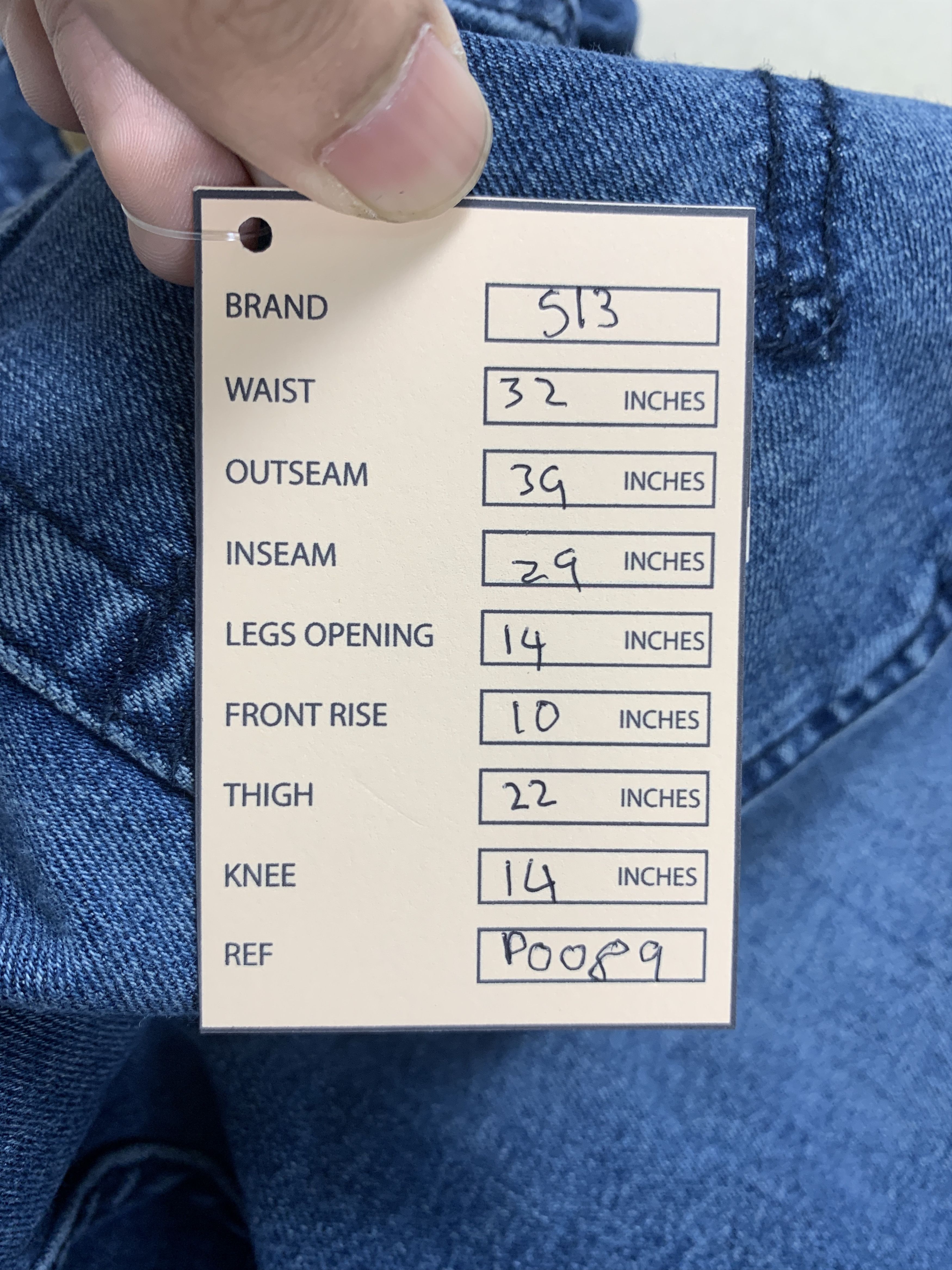 Levi's × Vintage Vintage Levis 513 Straightcut Medium Wash Jeans Size US 32 / EU 48 - 21 Thumbnail