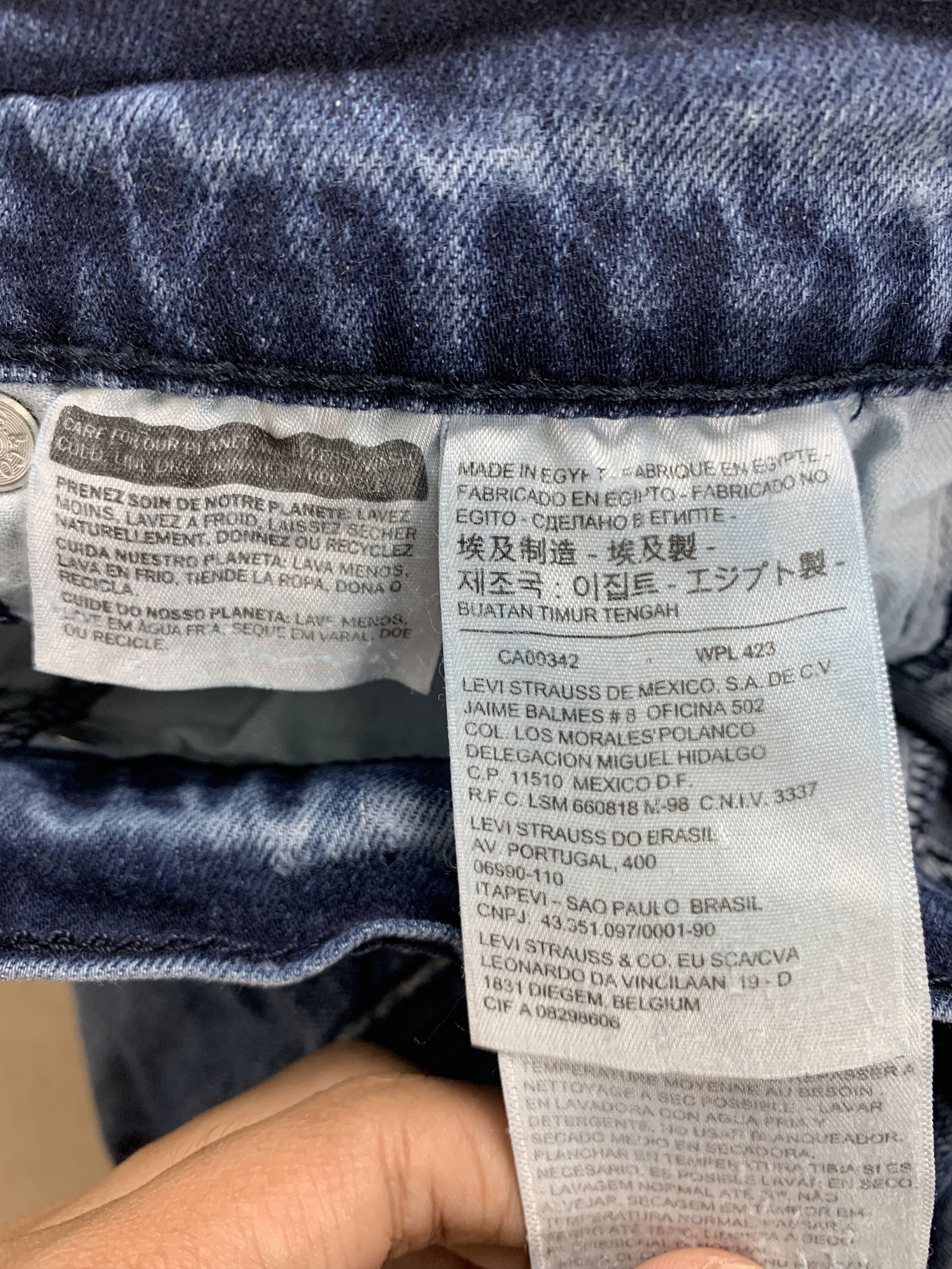 Levi's × Vintage Vintage Levis 513 Straightcut Medium Wash Jeans Size US 32 / EU 48 - 12 Thumbnail