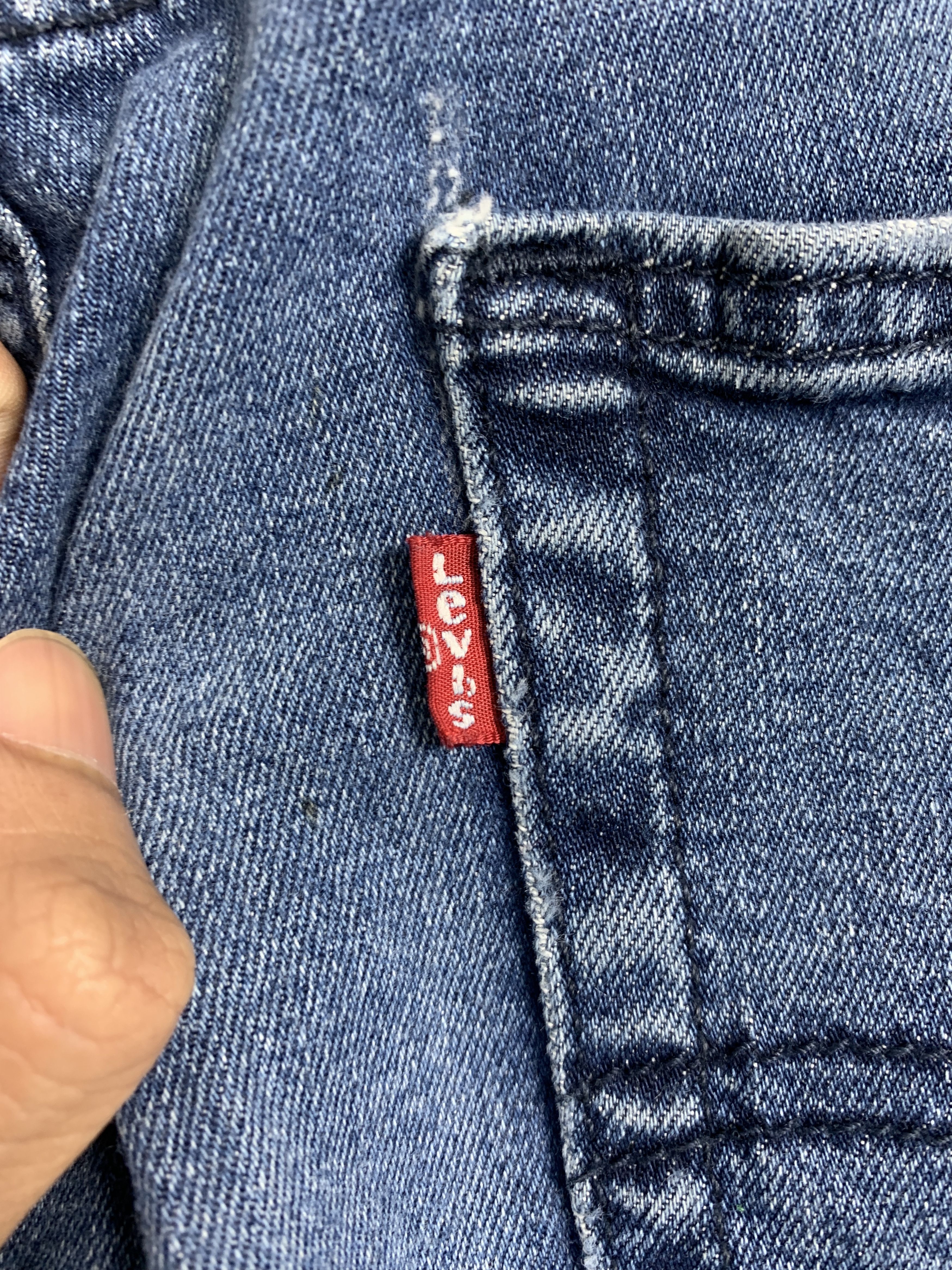 Levi's × Vintage Vintage Levis 513 Straightcut Medium Wash Jeans Size US 32 / EU 48 - 10 Thumbnail