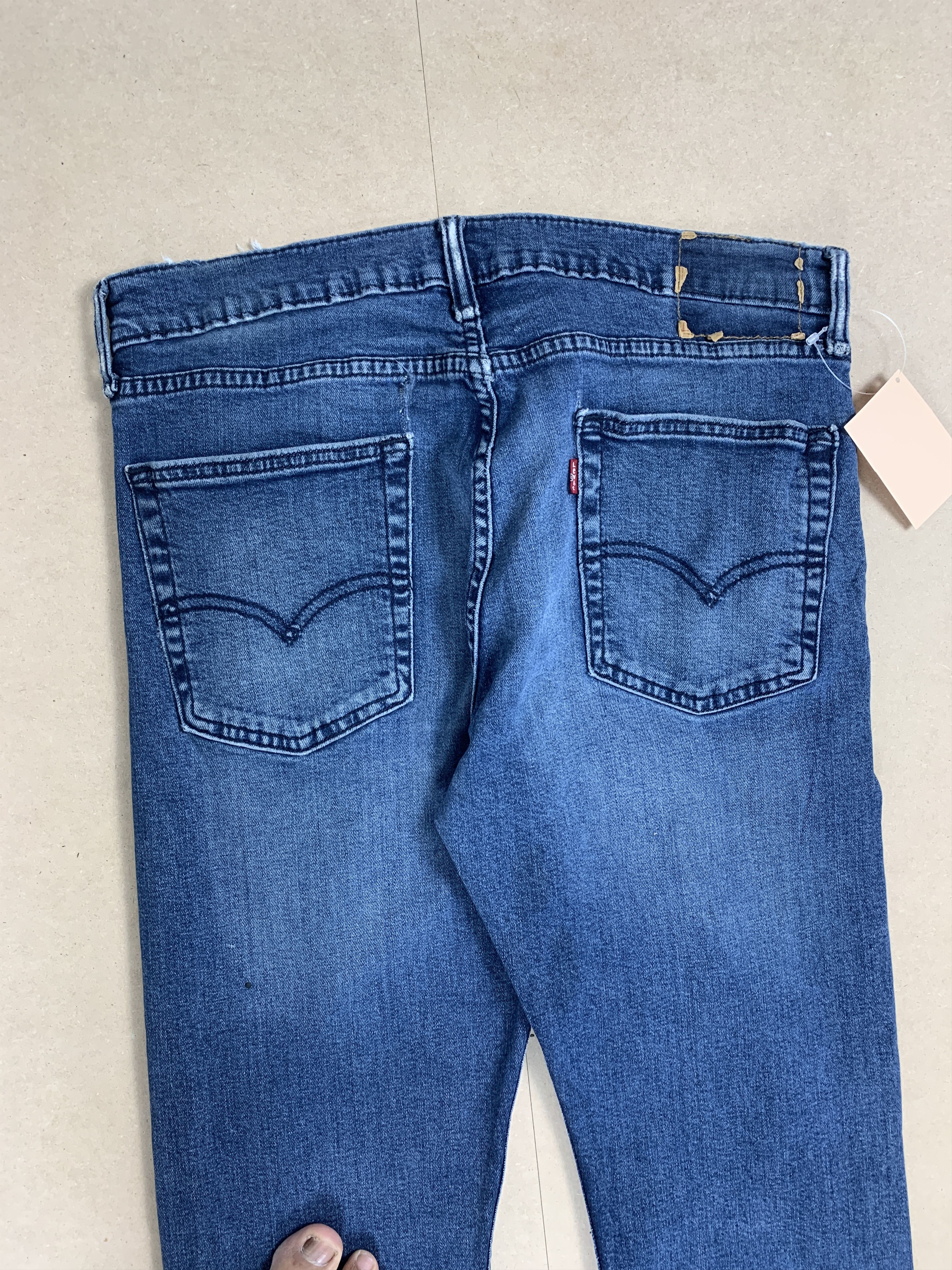Levi's × Vintage Vintage Levis 513 Straightcut Medium Wash Jeans Size US 32 / EU 48 - 8 Thumbnail