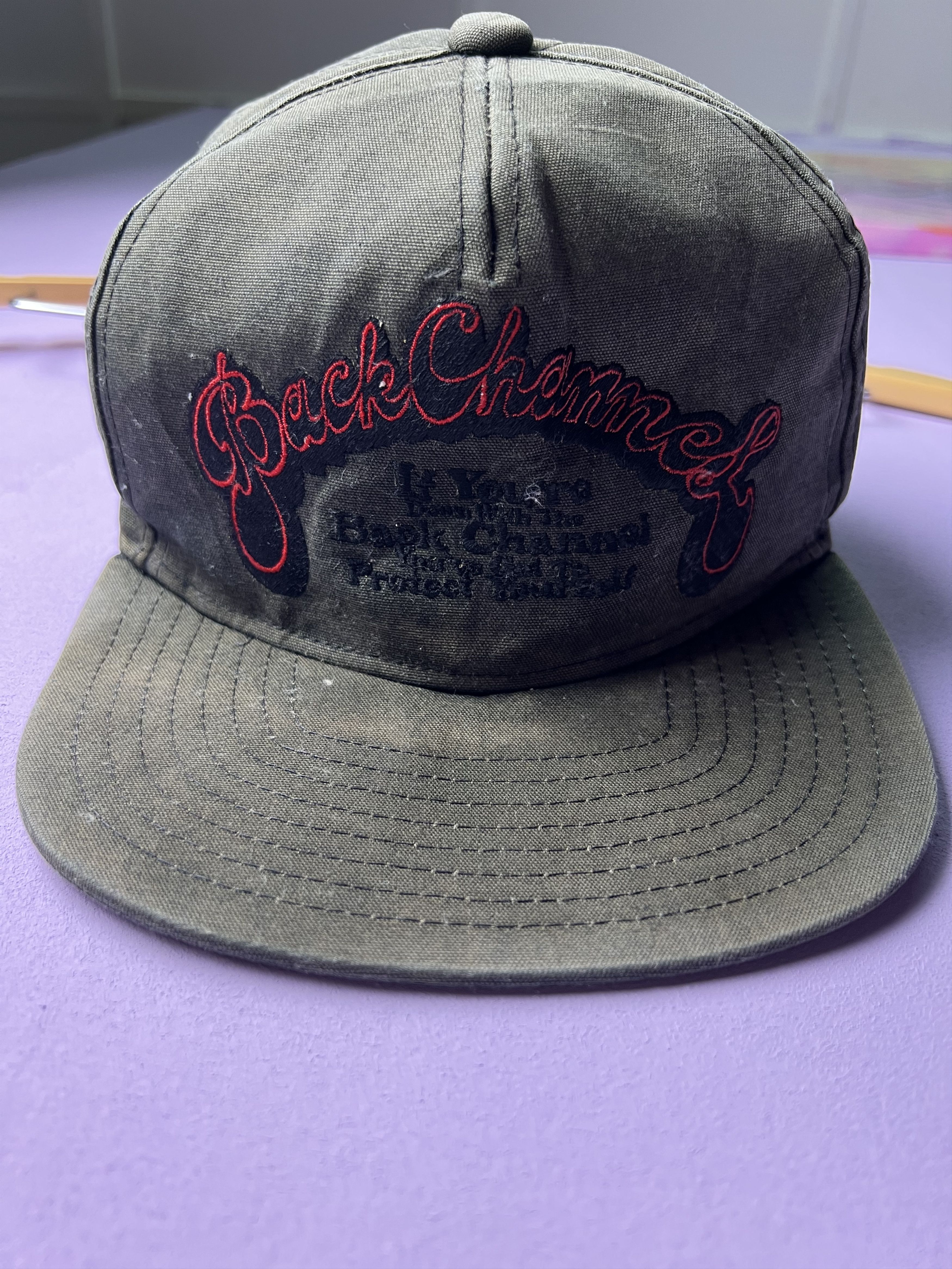 Japanese Brand 🔥Vintage Sun Faded Back Channel Snapback Size ONE SIZE - 1 Thumbnail