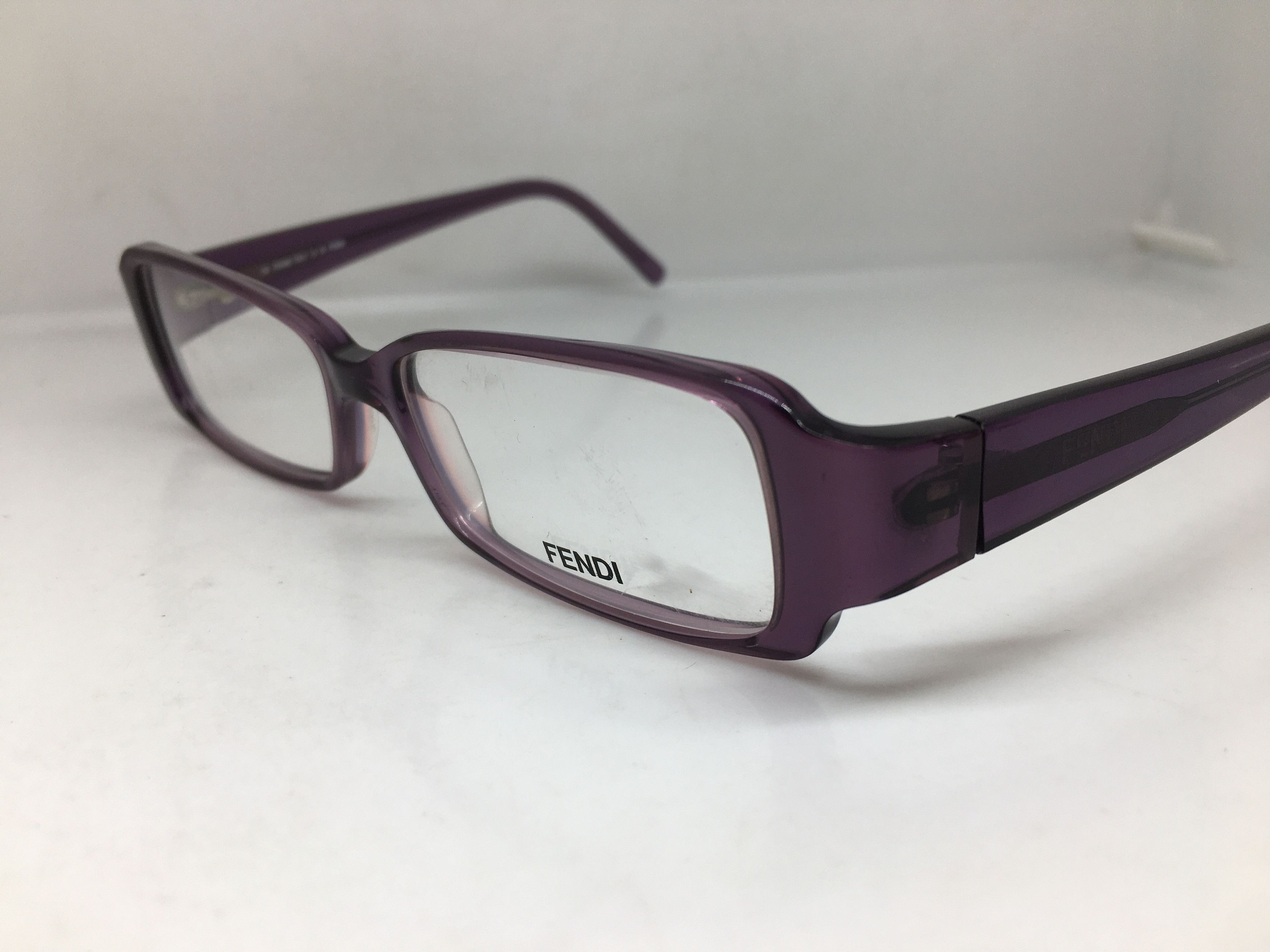 Fendi F622 RX Eyeglasses Frame Italy Clear Purple
