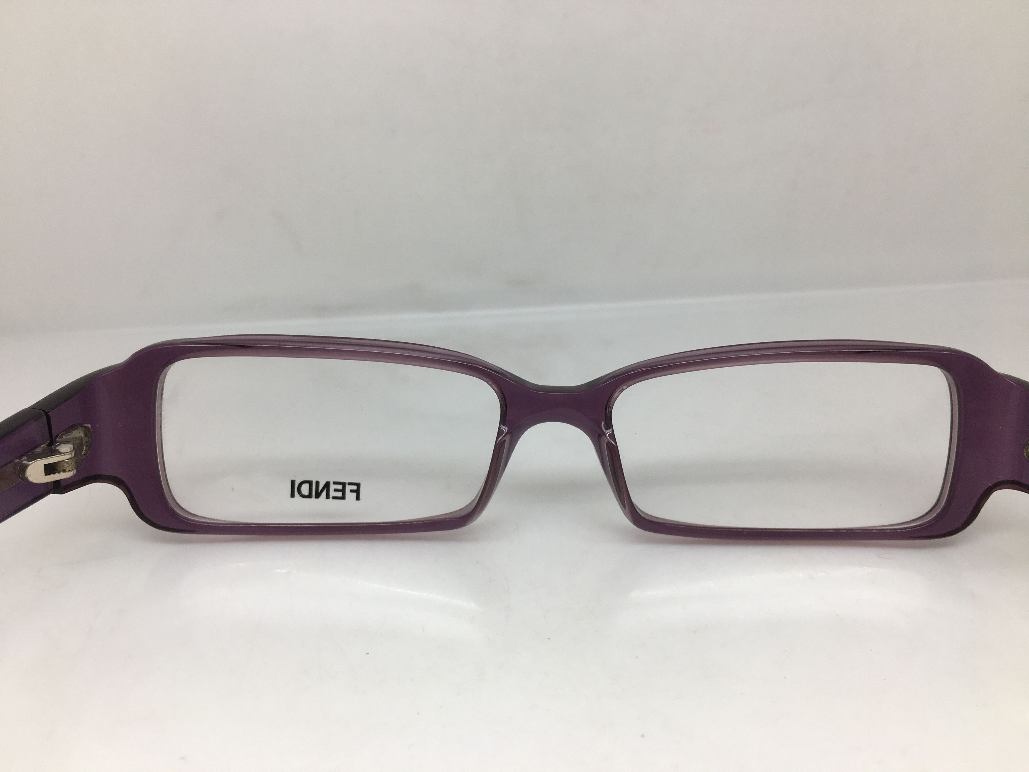 Fendi F622 RX Eyeglasses Frame Italy Clear Purple