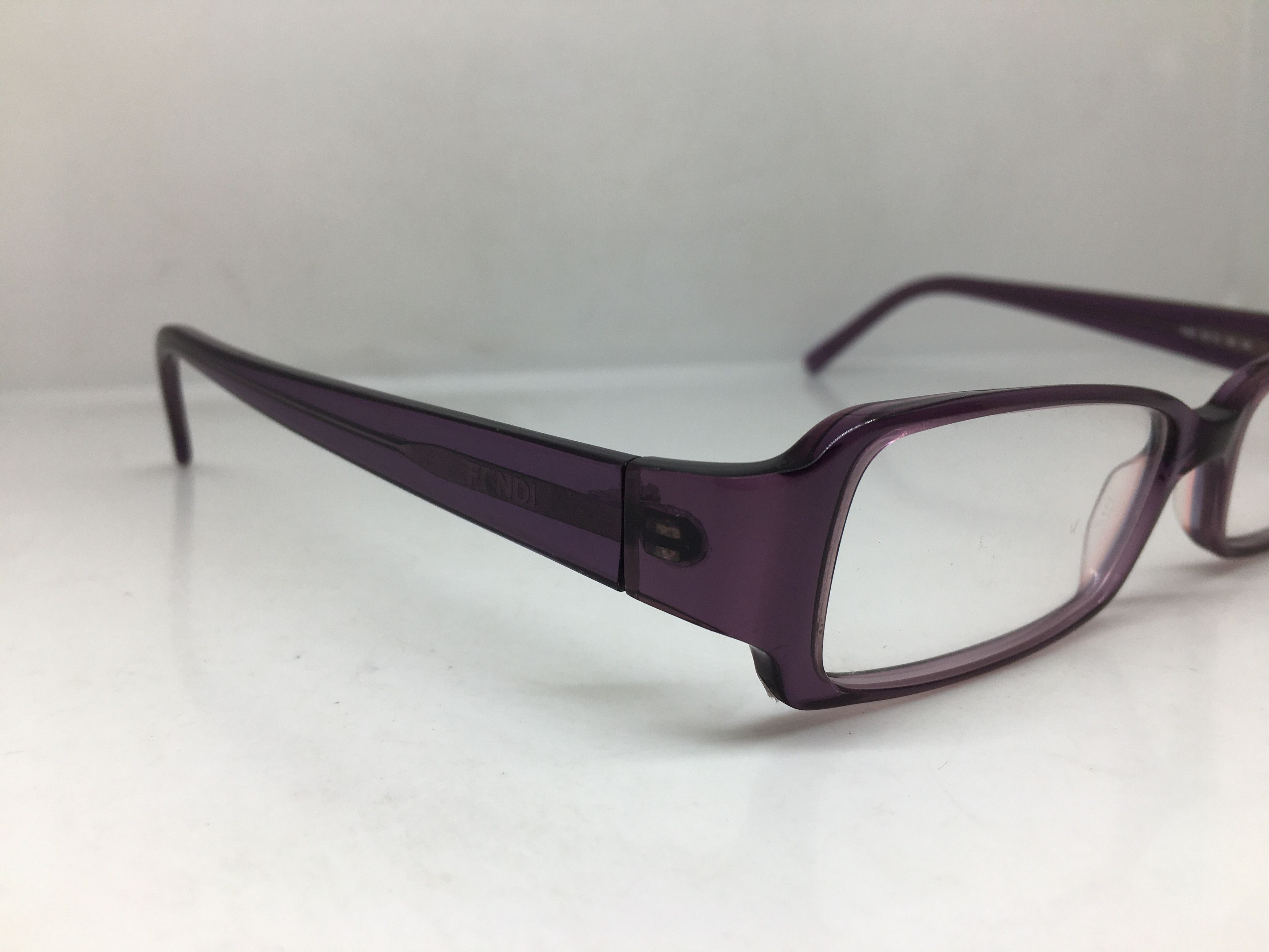 Fendi F622 RX Eyeglasses Frame Italy Clear Purple