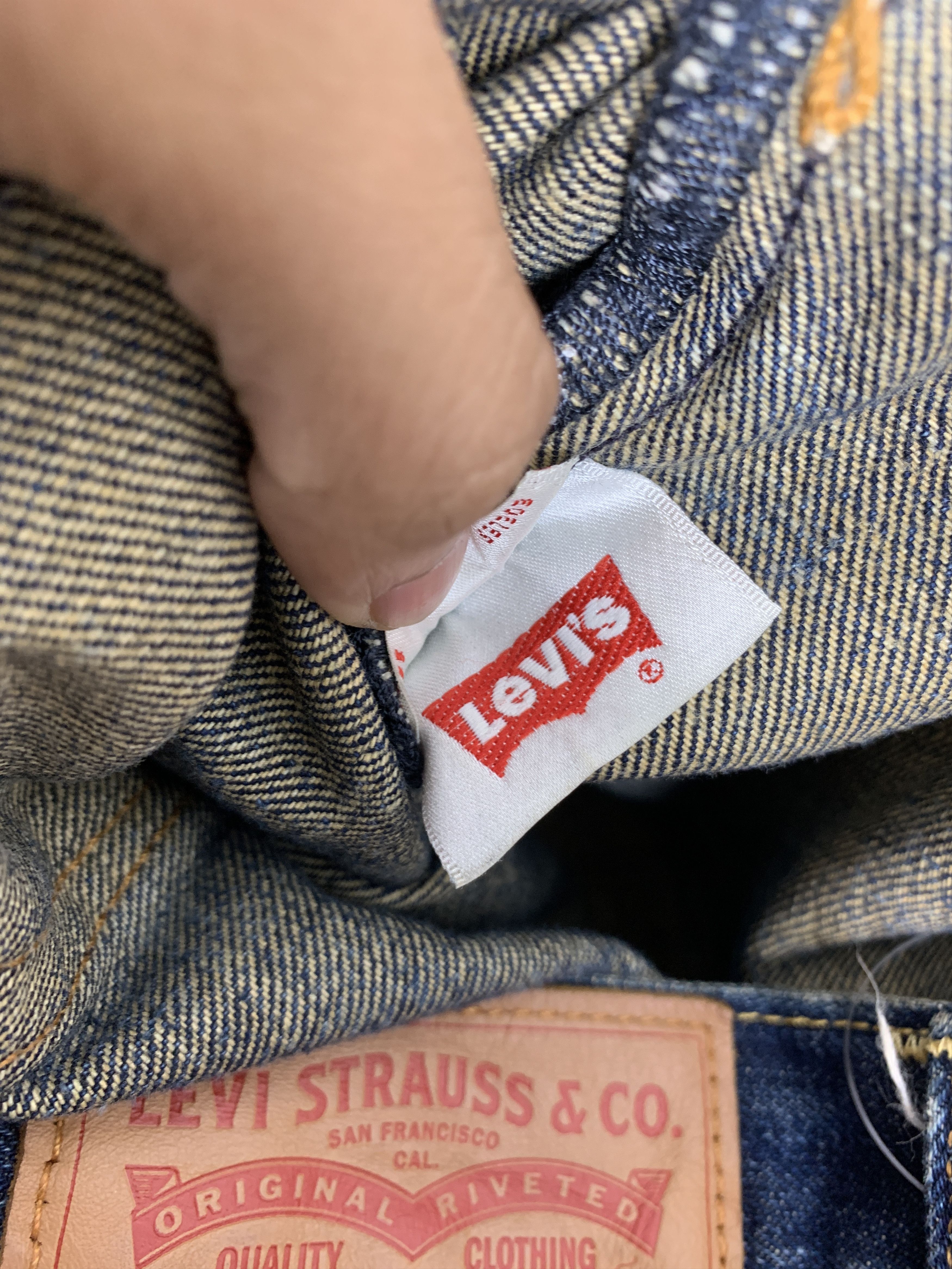 Levi's Vintage 90s Levis 501 Straight Cut Faded Jeans P0305 Size US 32 / EU 48 - 12 Thumbnail
